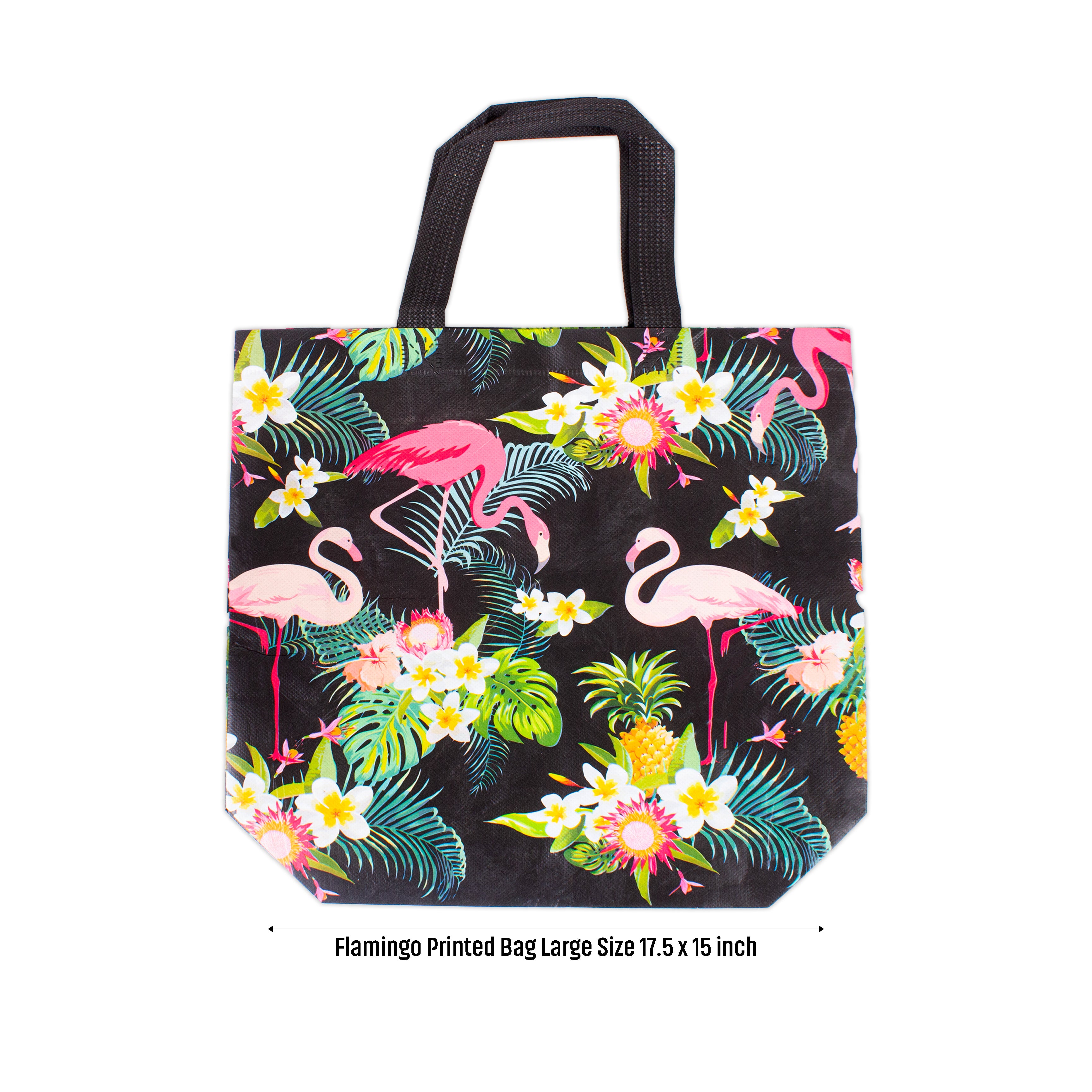 Flamingo Printed Bag Large 1pc