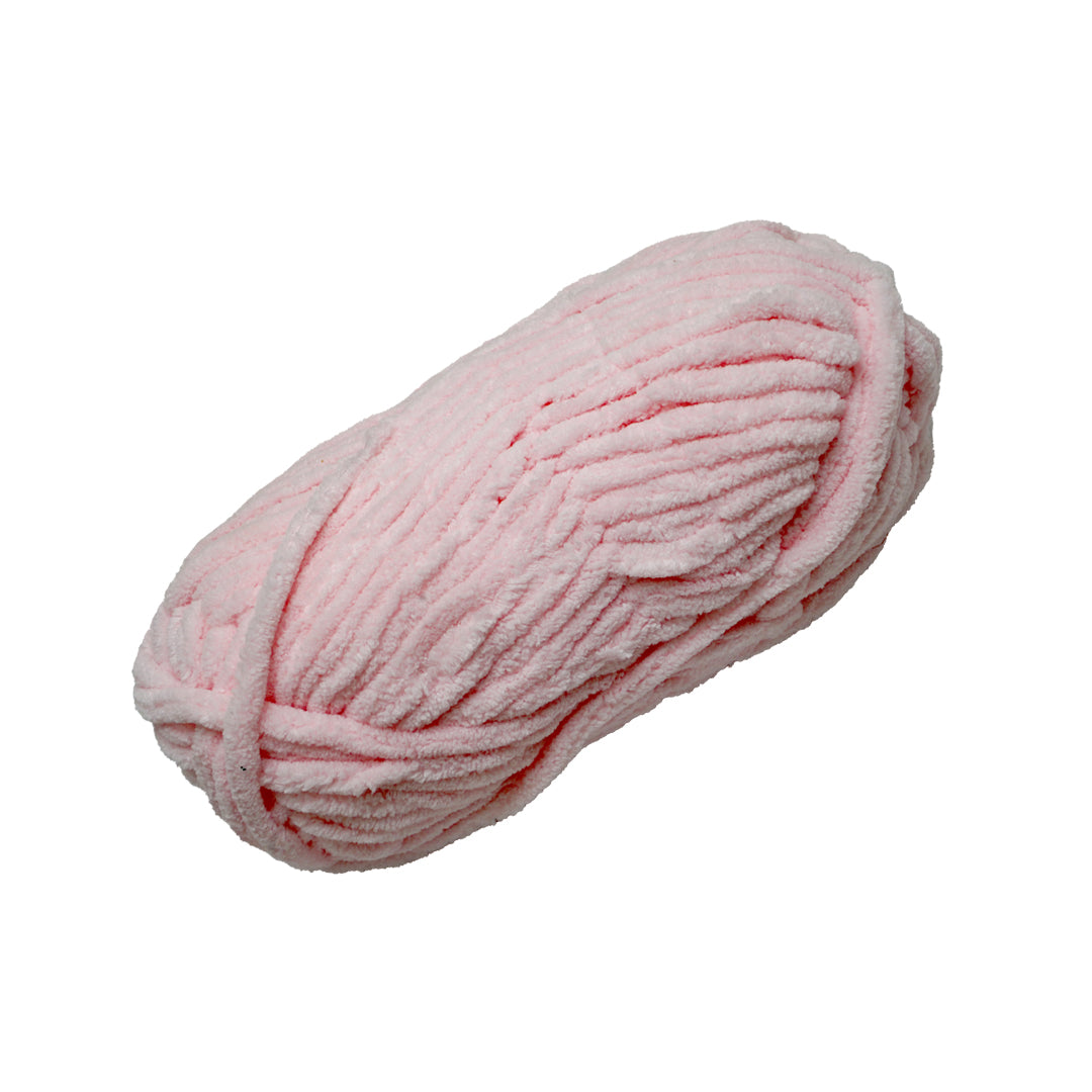 Snuggly Blanket Knitting/Crochet Yarn 100% Polyester Light Pink 50m 100g