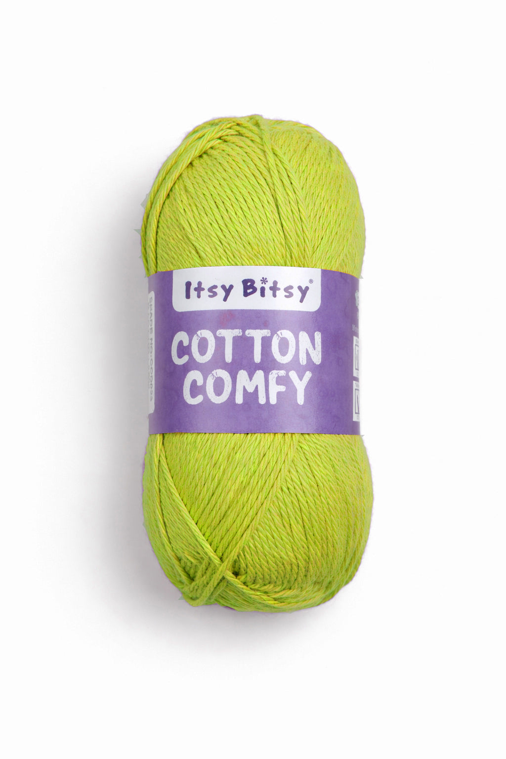 Cotton Comfy Knitting/Crochet Yarn 100% Cotton Celery 169m 100g