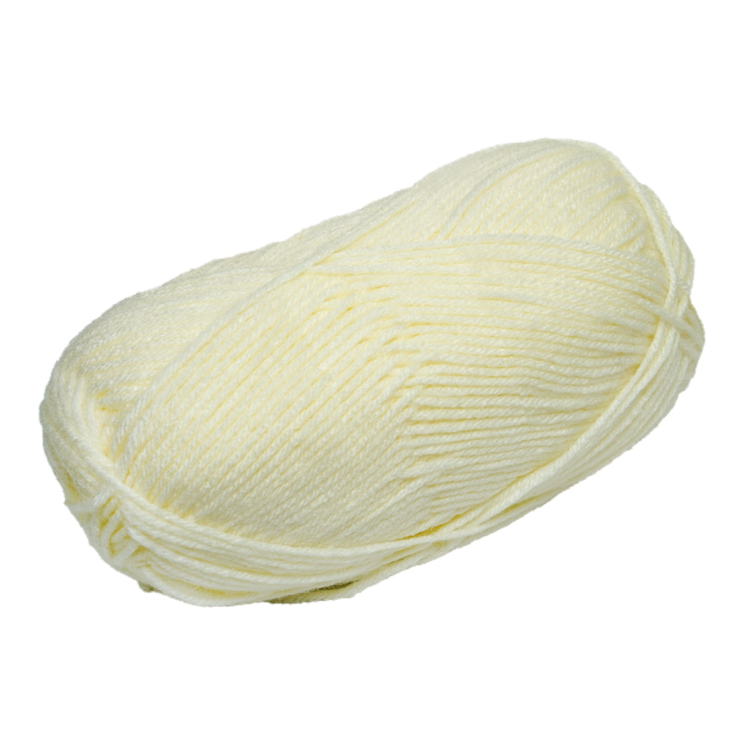 Snuggly Blanket Knitting/Crochet Yarn 100% Acrylic White 200m 100g