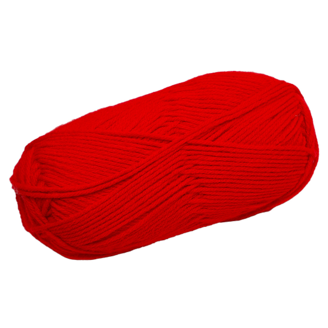 Snuggly Blanket Knitting/Crochet Yarn 100% Acrylic Red 200m 100g