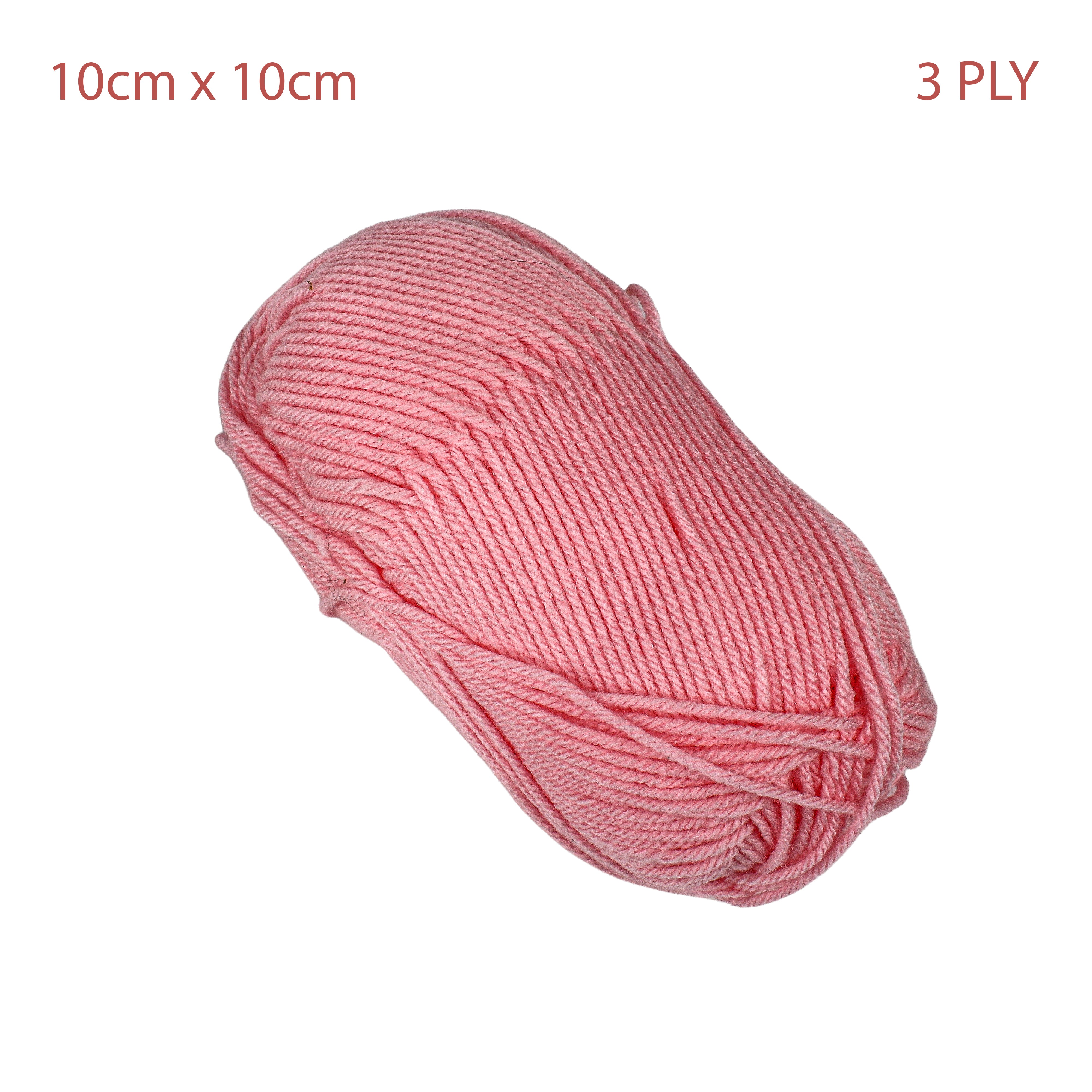 Velvet Touch Knitting/Crochet Yarn 100% Acrylic Peach Pink 200m 100g