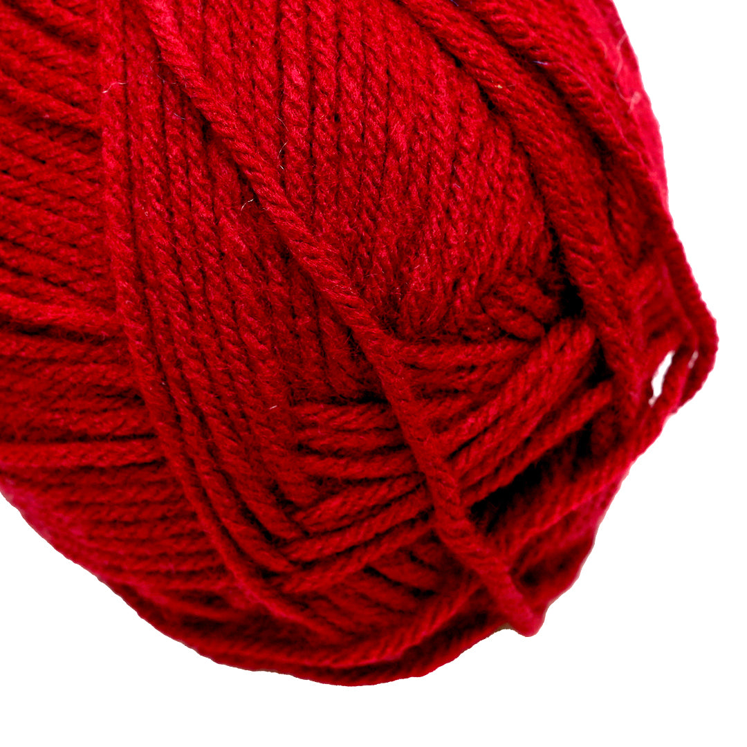 Snuggly Blanket Knitting/Crochet Yarn 100% Acrylic Burnt Red 200m 100g