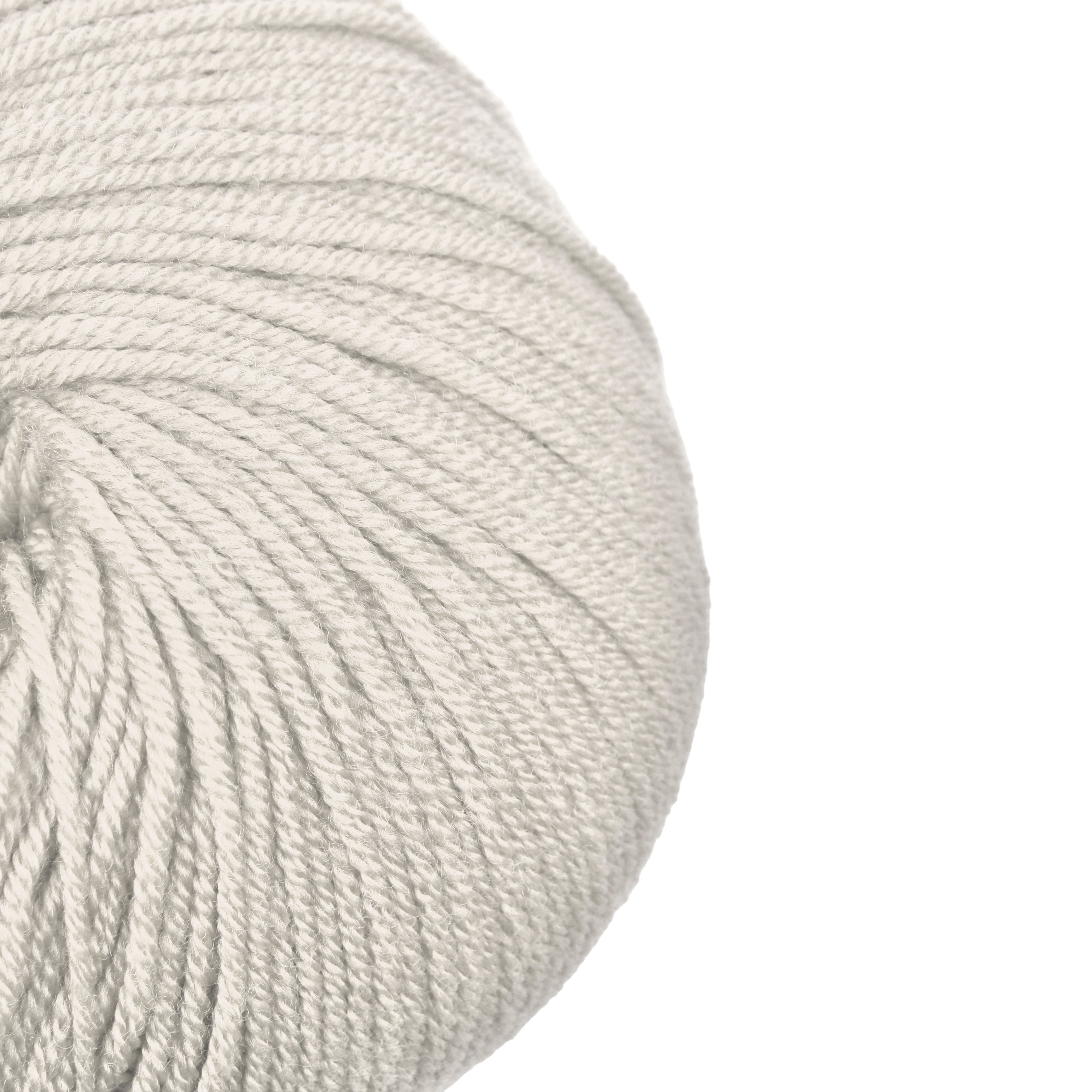 New Zealand Merino Knitting/Crochet Yarn 100% Merino Wool White 140m 50g