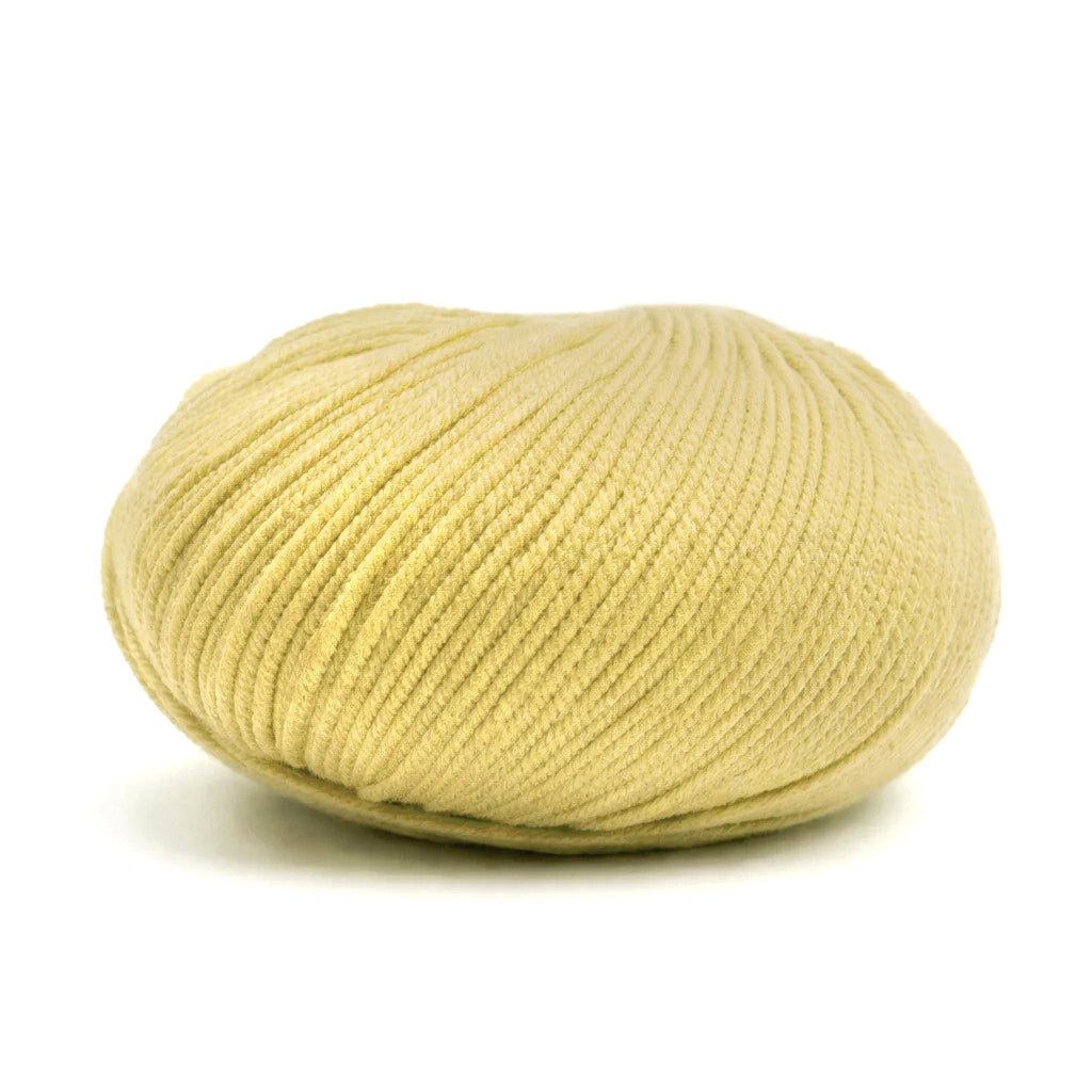 New Zealand Merino Knitting/Crochet Yarn 100% Merino Wool Custard Cream 140m 50g