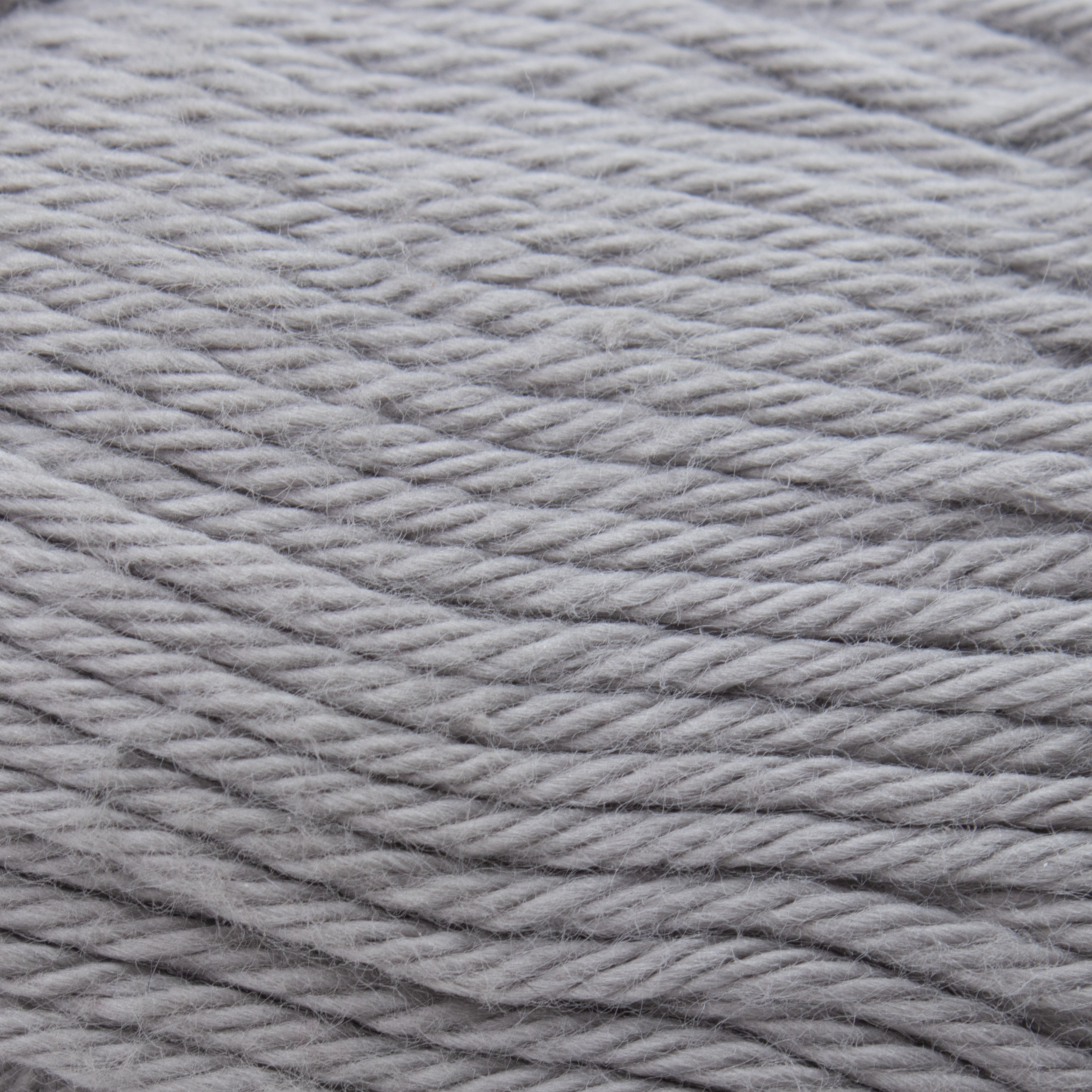 Pure Cotton Knitting/Crochet Yarn 100% Cotton Rhino Grey 130m 50g
