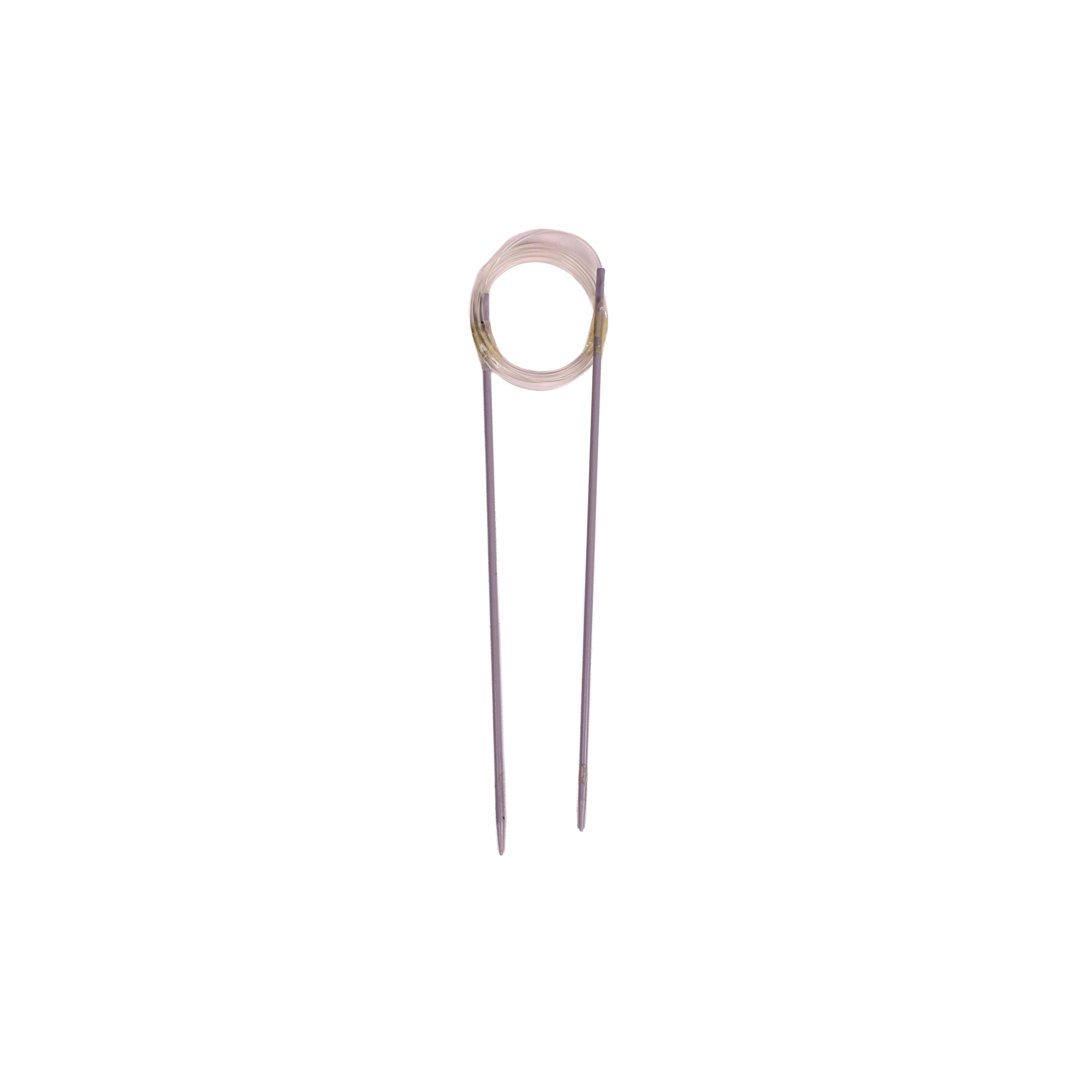 Circular Knitting Needles with Soft Cable Aluminium 2mm X 80cm 2pc Blister
