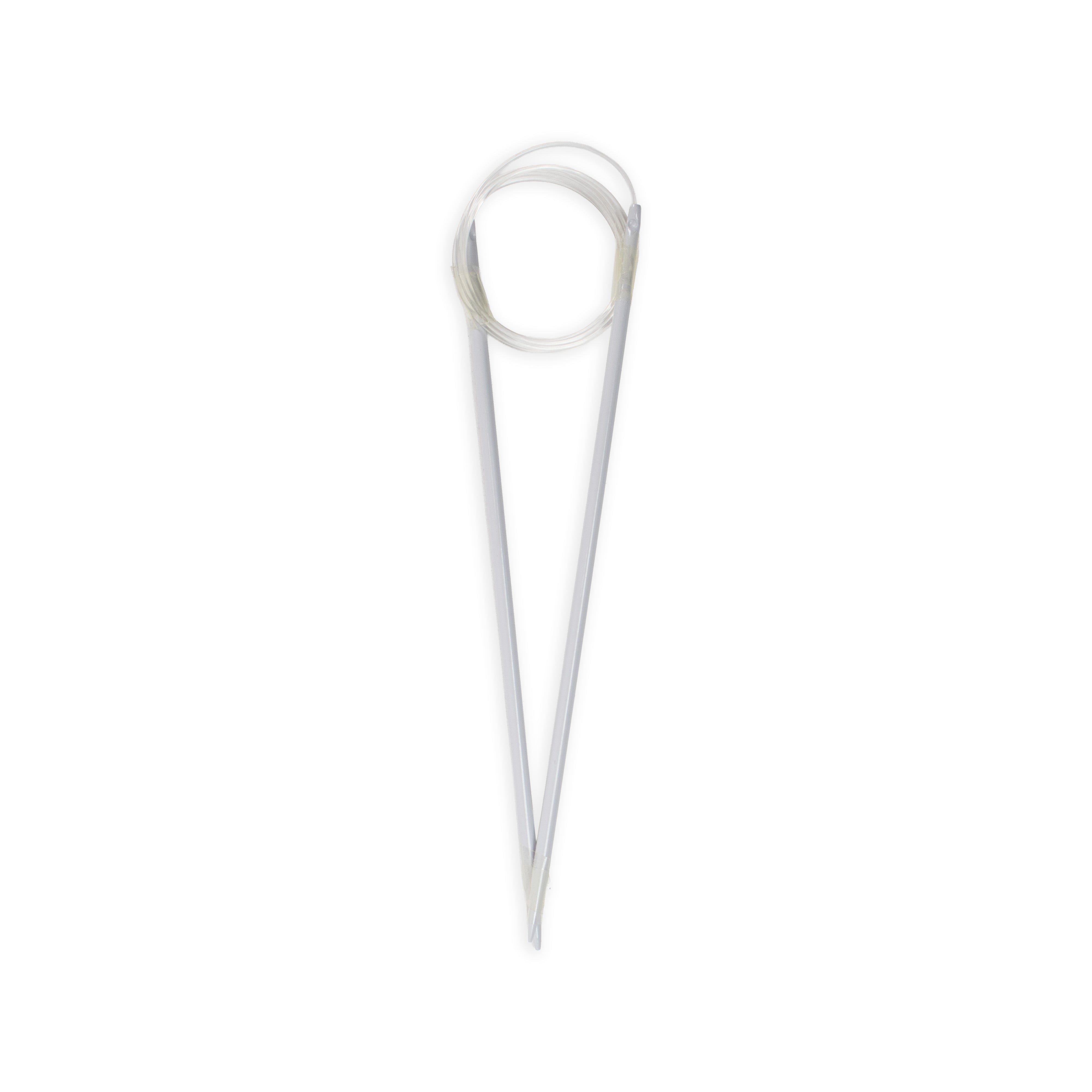 Circular Knitting Needles with Soft Cable Aluminium 3mm X 80cm 2pc Blister