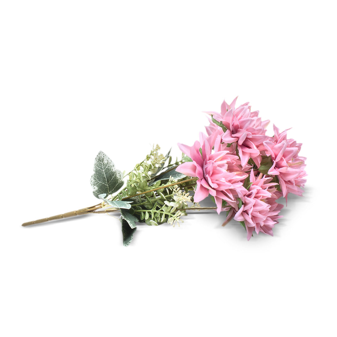 Artificial Flower Dahlia Light Pink 17inch 1Sprig