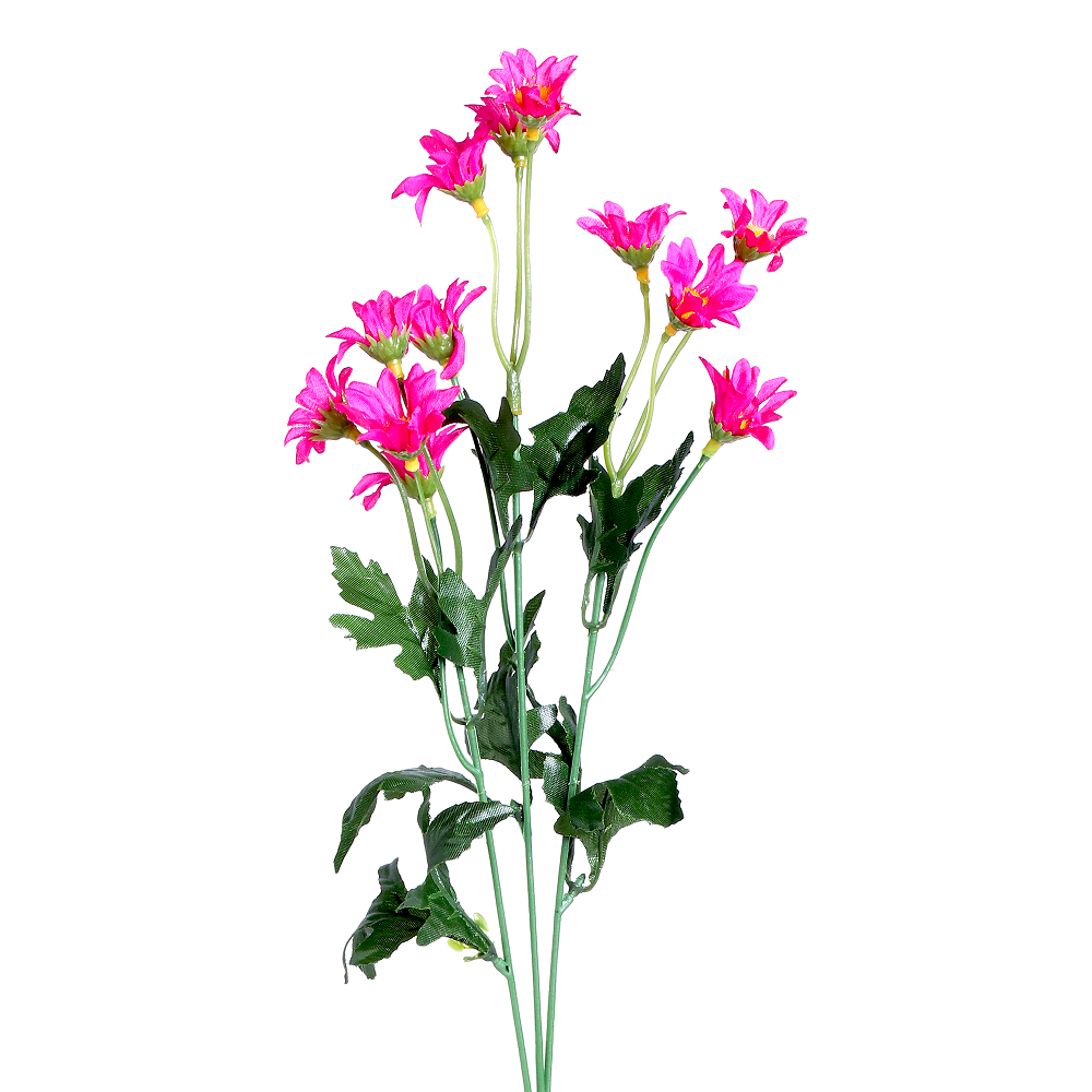 Artificial Flower Dasiy Bright Pink 13.5Inch