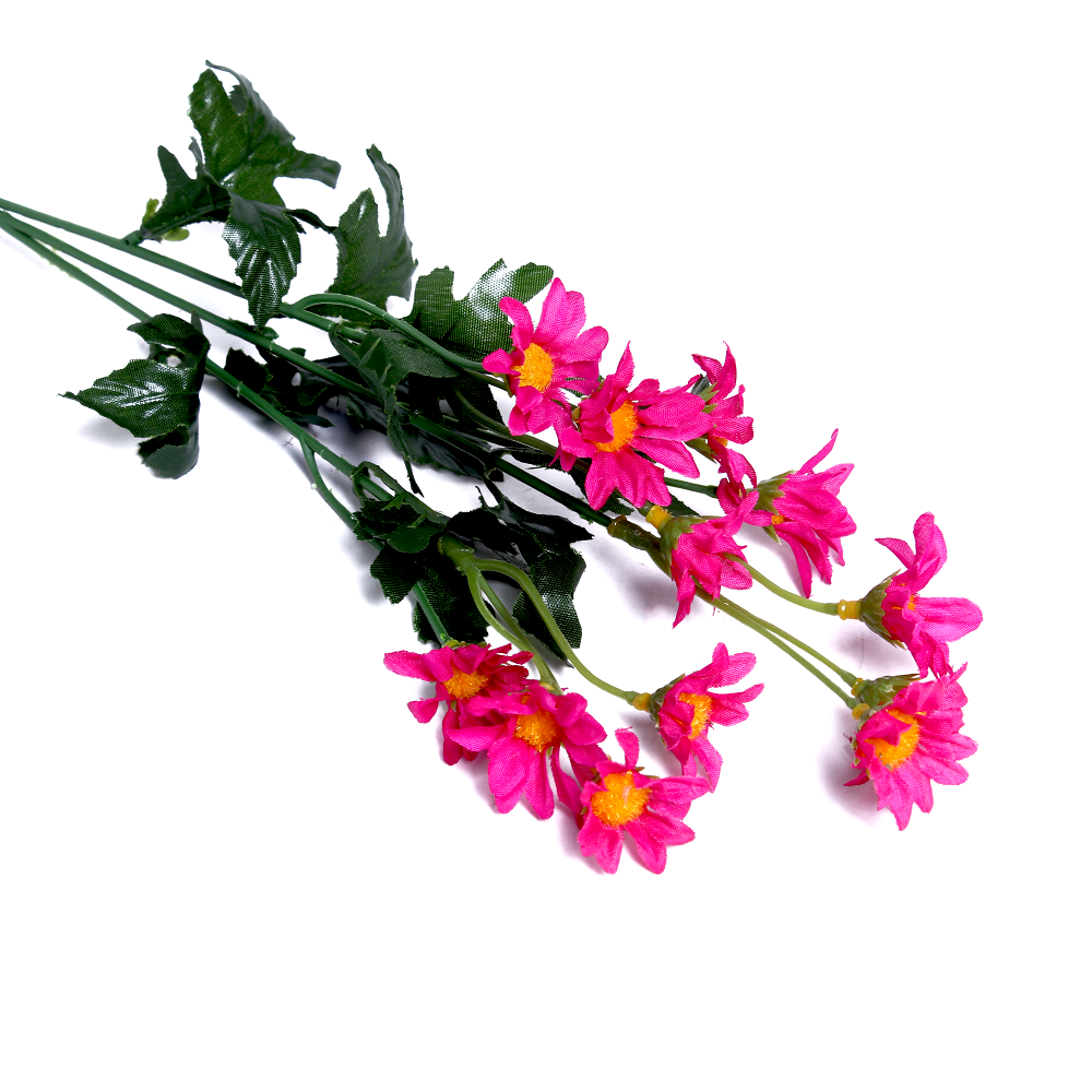 Artificial Flower Dasiy Bright Pink 13.5Inch