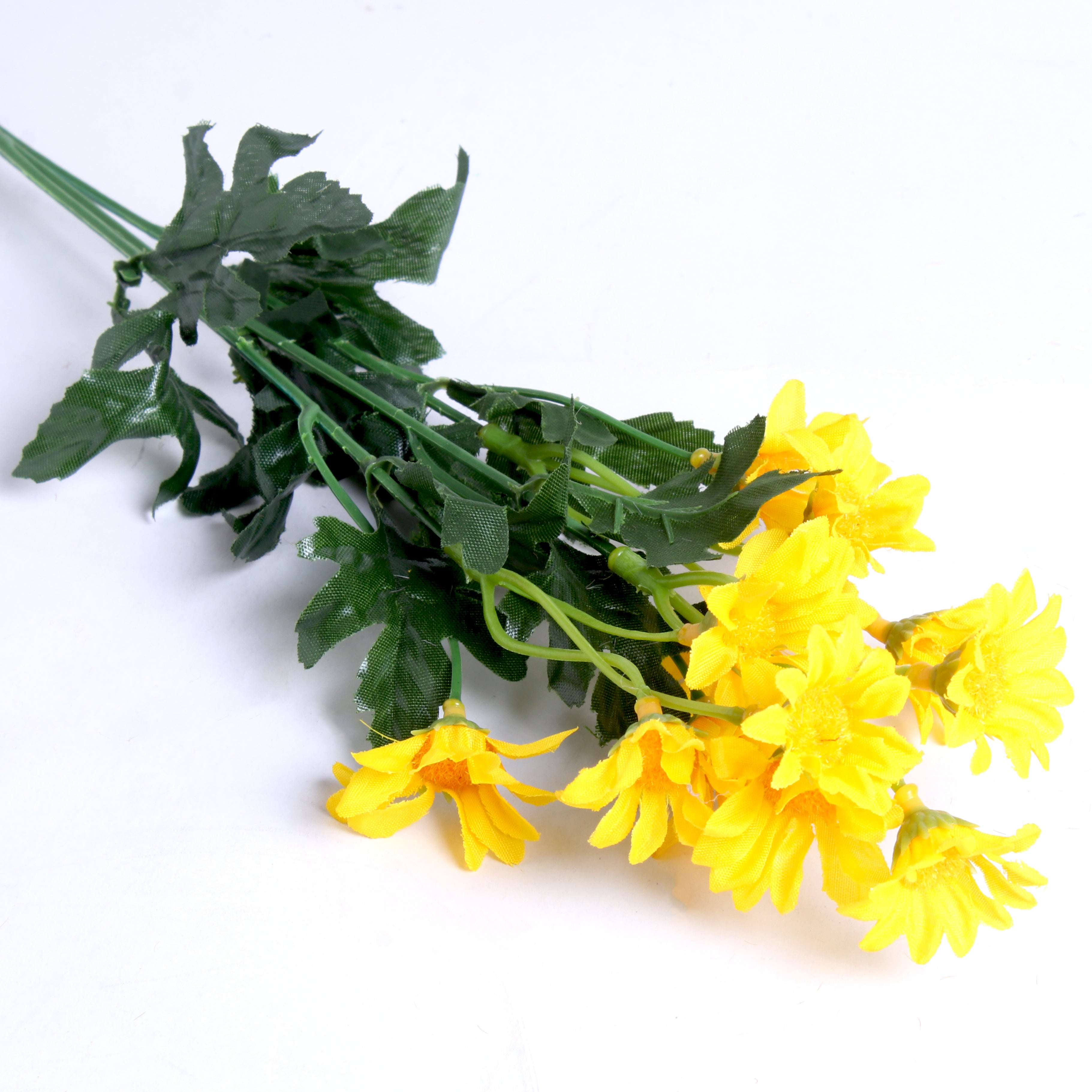 Artificial Flower Dasiy Sunny Yellow 13.5Inch