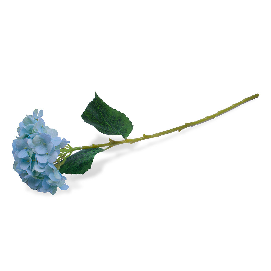 Artificial Flower Hydrangea Sea Blue 24inch 1Stem