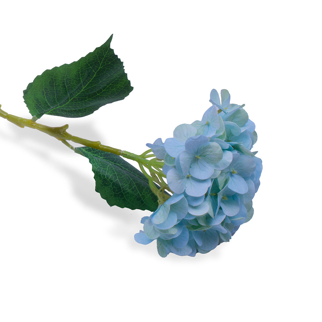 Artificial Flower Hydrangea Sea Blue 24inch 1Stem