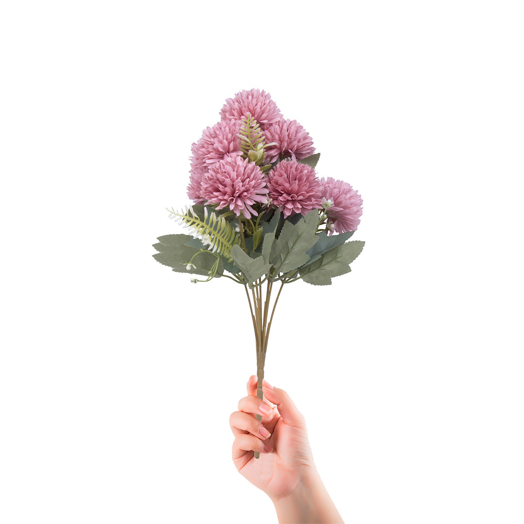 Artificial Flower Chrysanthemum Flamingo 13inch 1Sprig