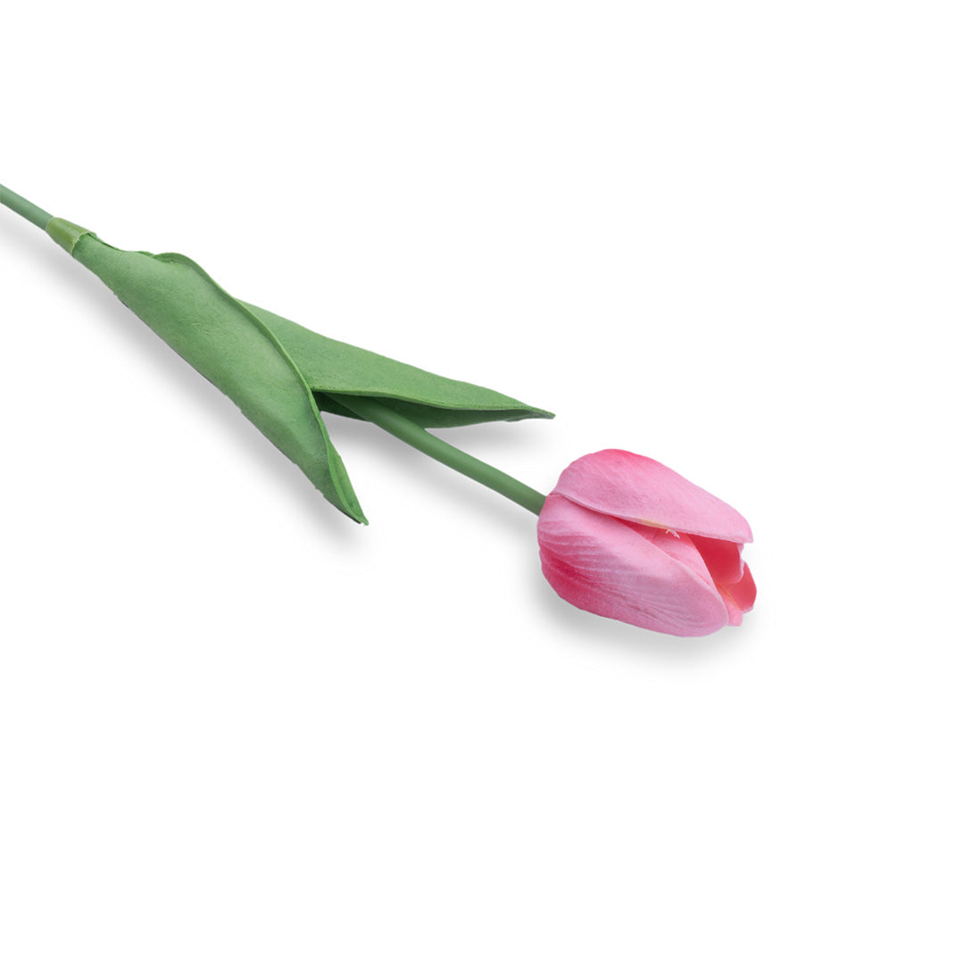 Artificial Flower Tulip Pink 13inch 1pc