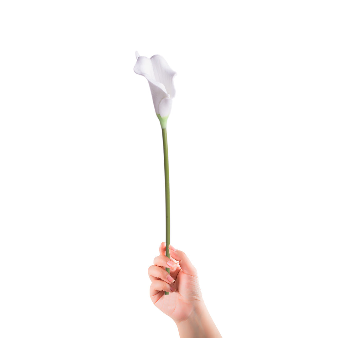 Artificial Flower Calla lily White 13inch 1pc