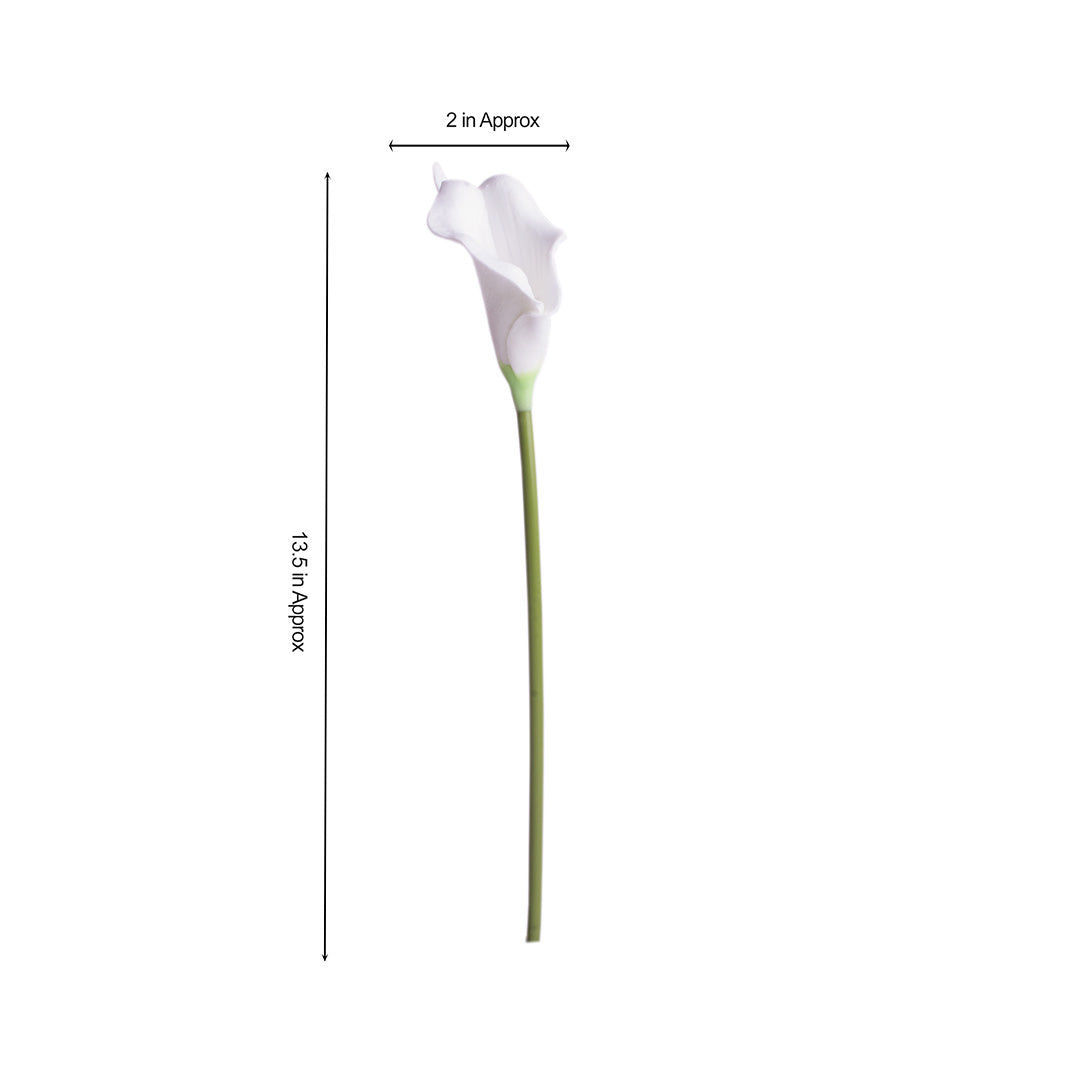 Artificial Flower Calla lily White 13inch 1pc