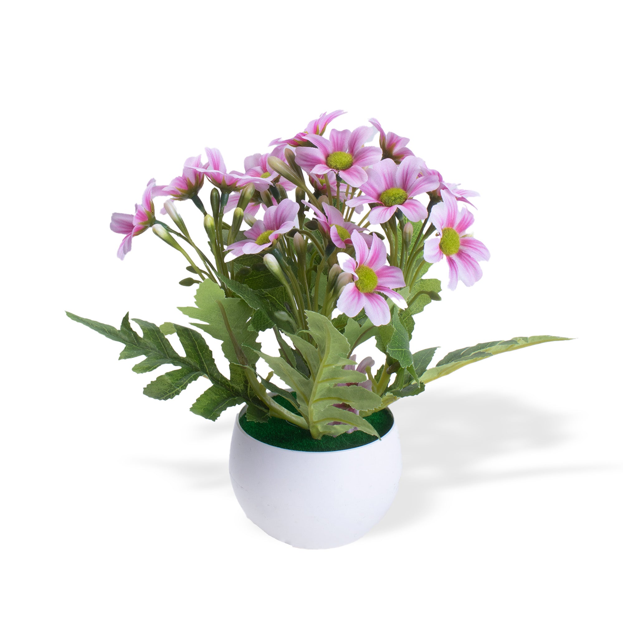 Artificial Flower in Pot Daisy Soft pink 8X7inch 1pc