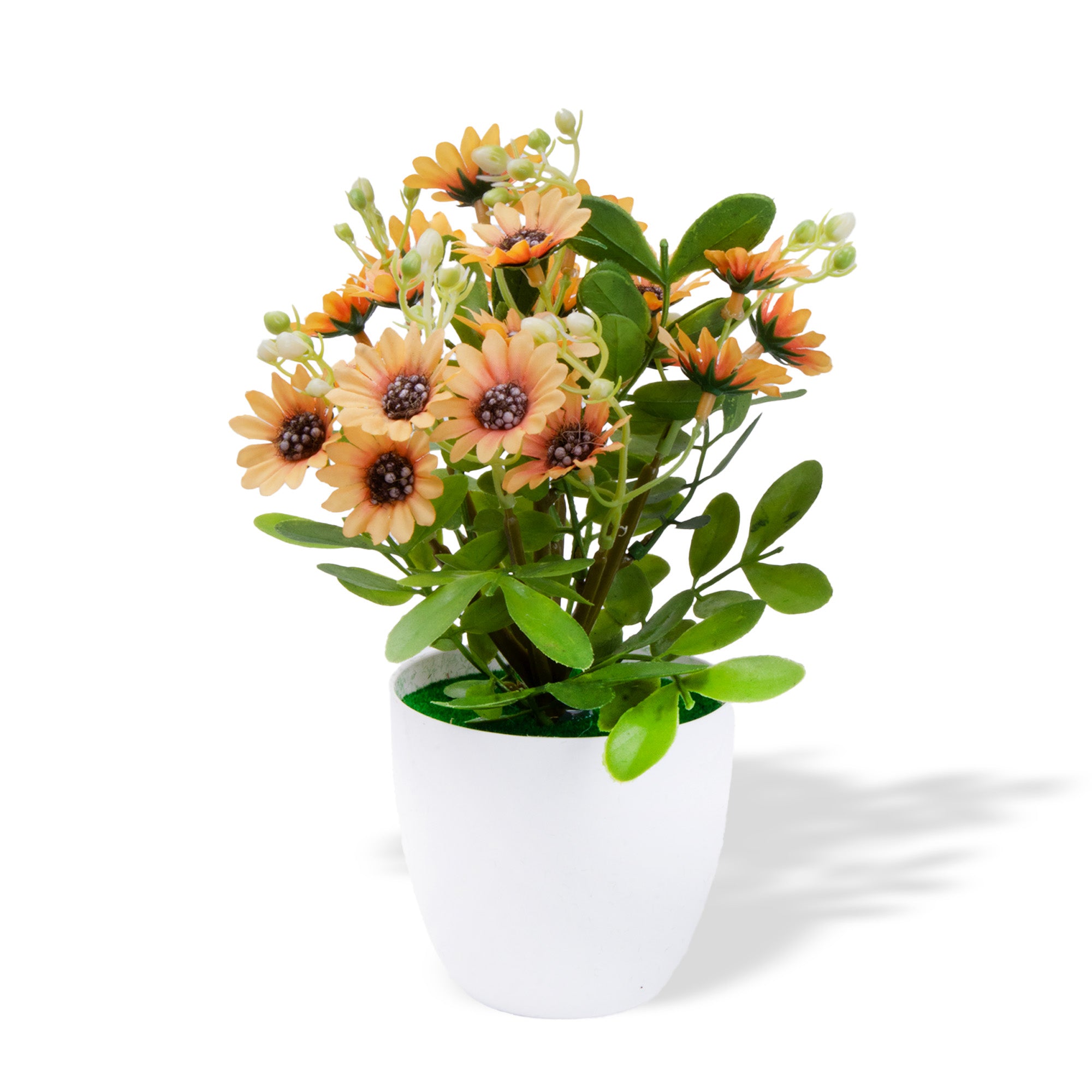 Artificial Flower in Pot Daisy Vine Yellow 9X6.5inch 1pc