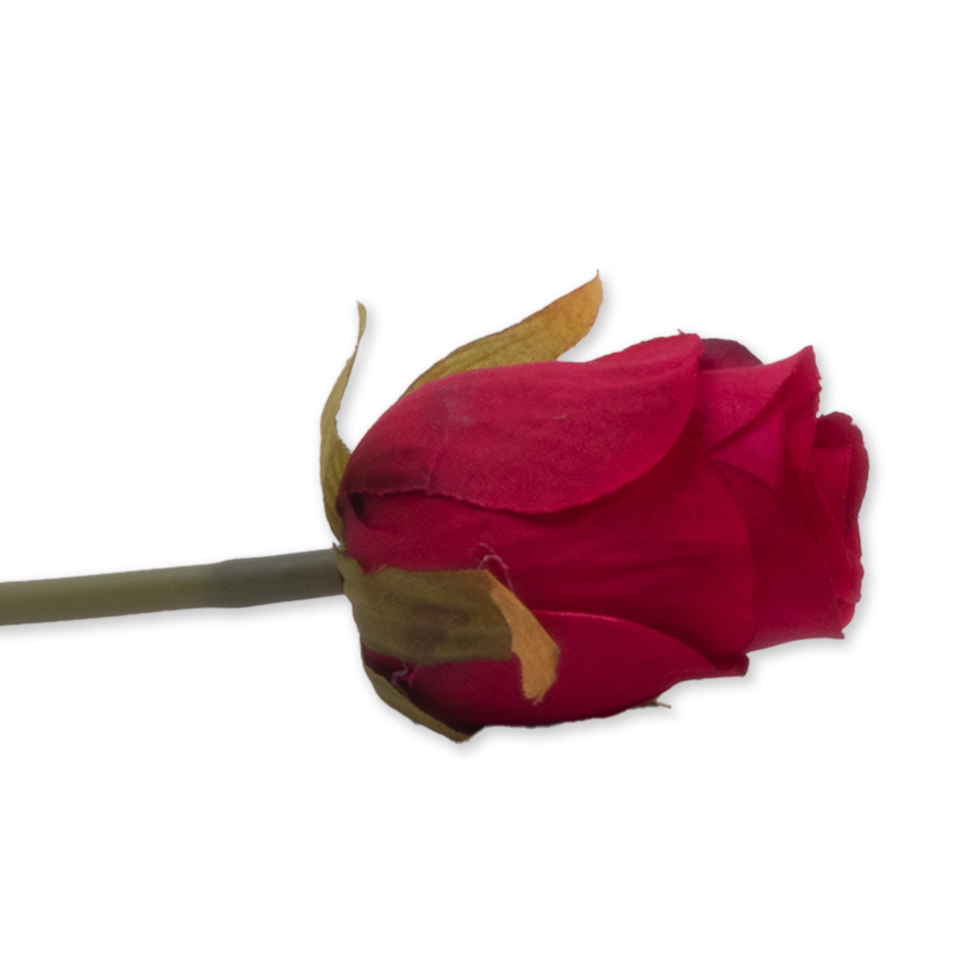 Artificial Flower Rose Red 9.5inch 1Stem