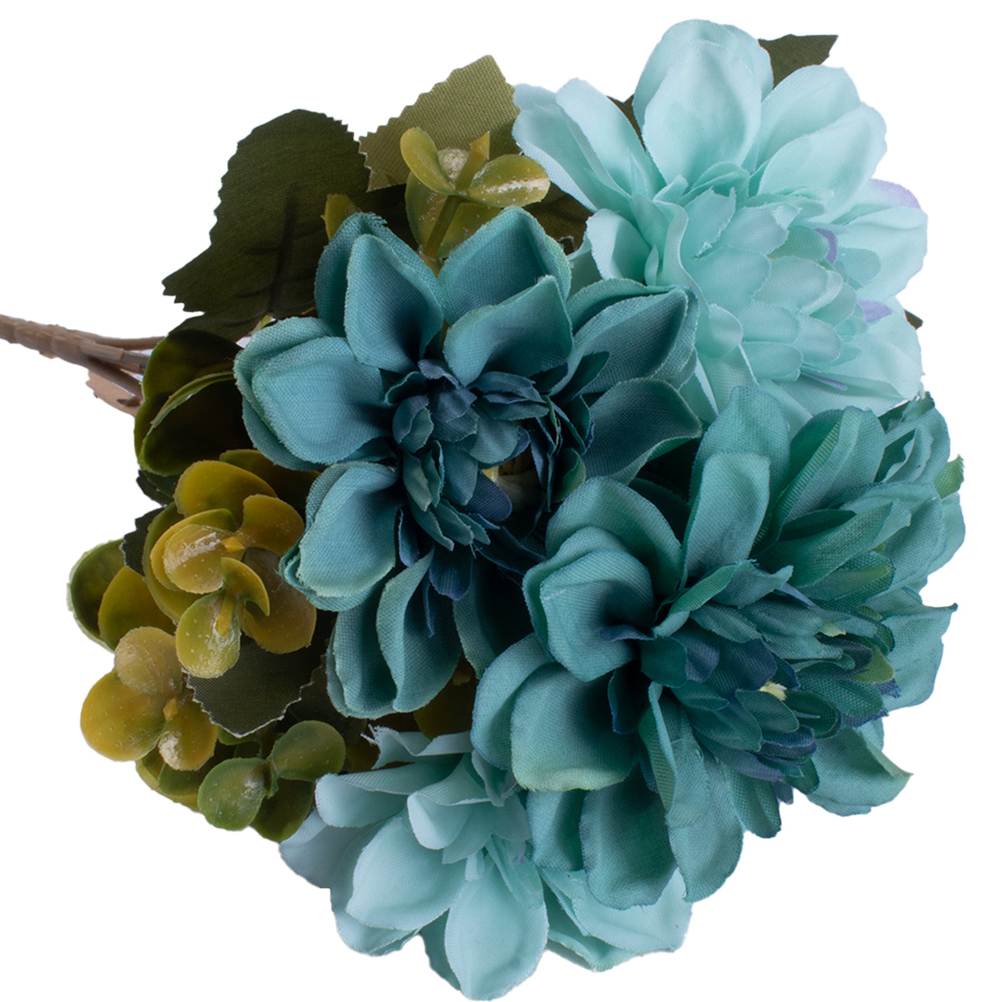 Artificial Flower Dahlia Blue 11inch 1 Bunch