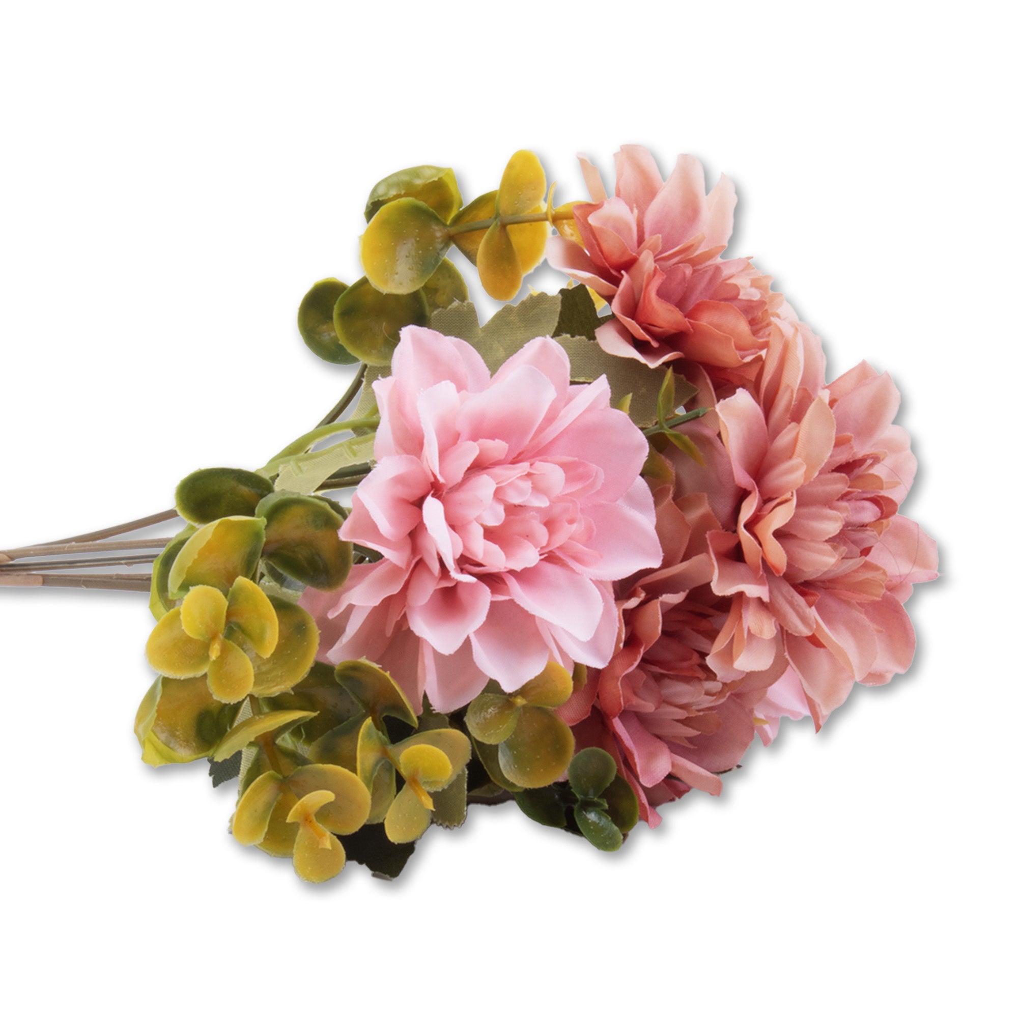 Artificial Flower Dahlia Soft Pink 11inch 1 Bunch