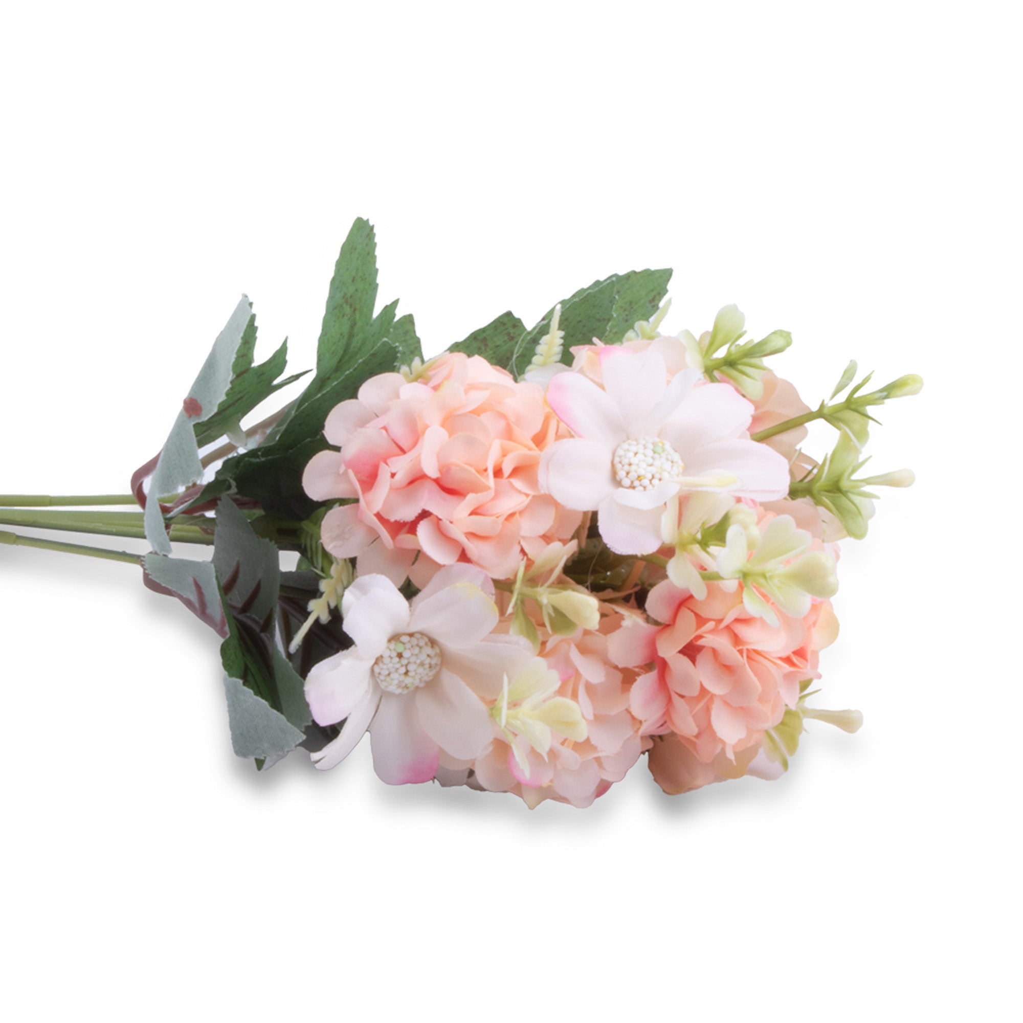 Artificial Flower Daisy and Carnation Light Peach 12inch 1 Bunch