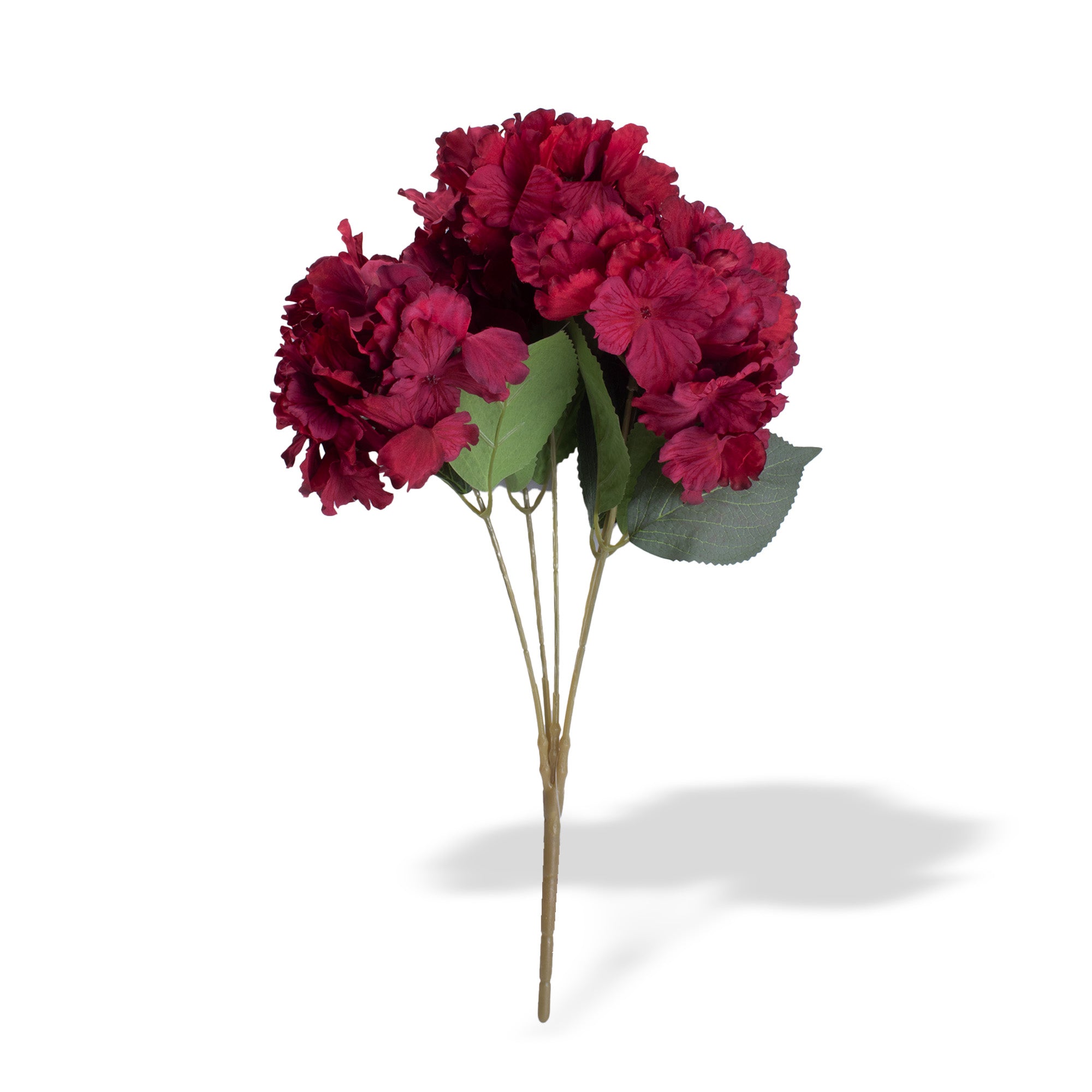 Artificial Flower Peony Maroon 18inch 1 Bunch