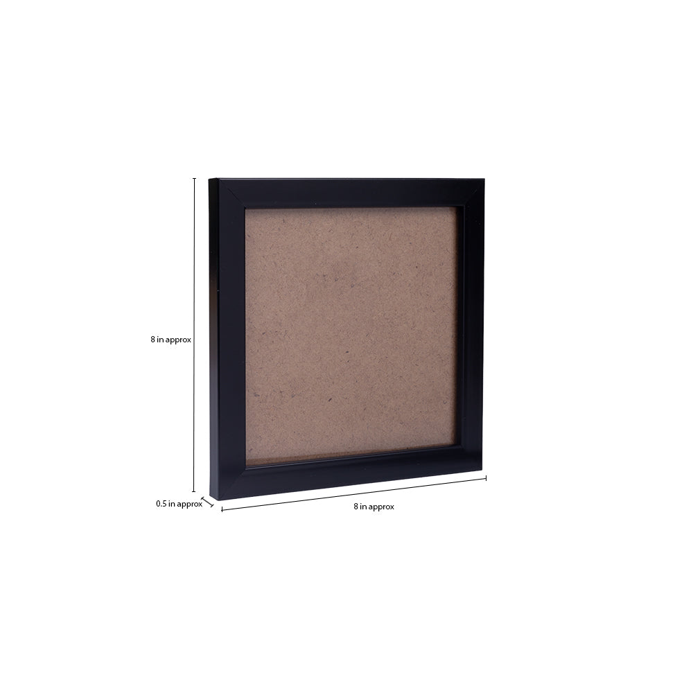 Wall Photo Frame Narrow Black 6.75 X 6.75inch 1pc