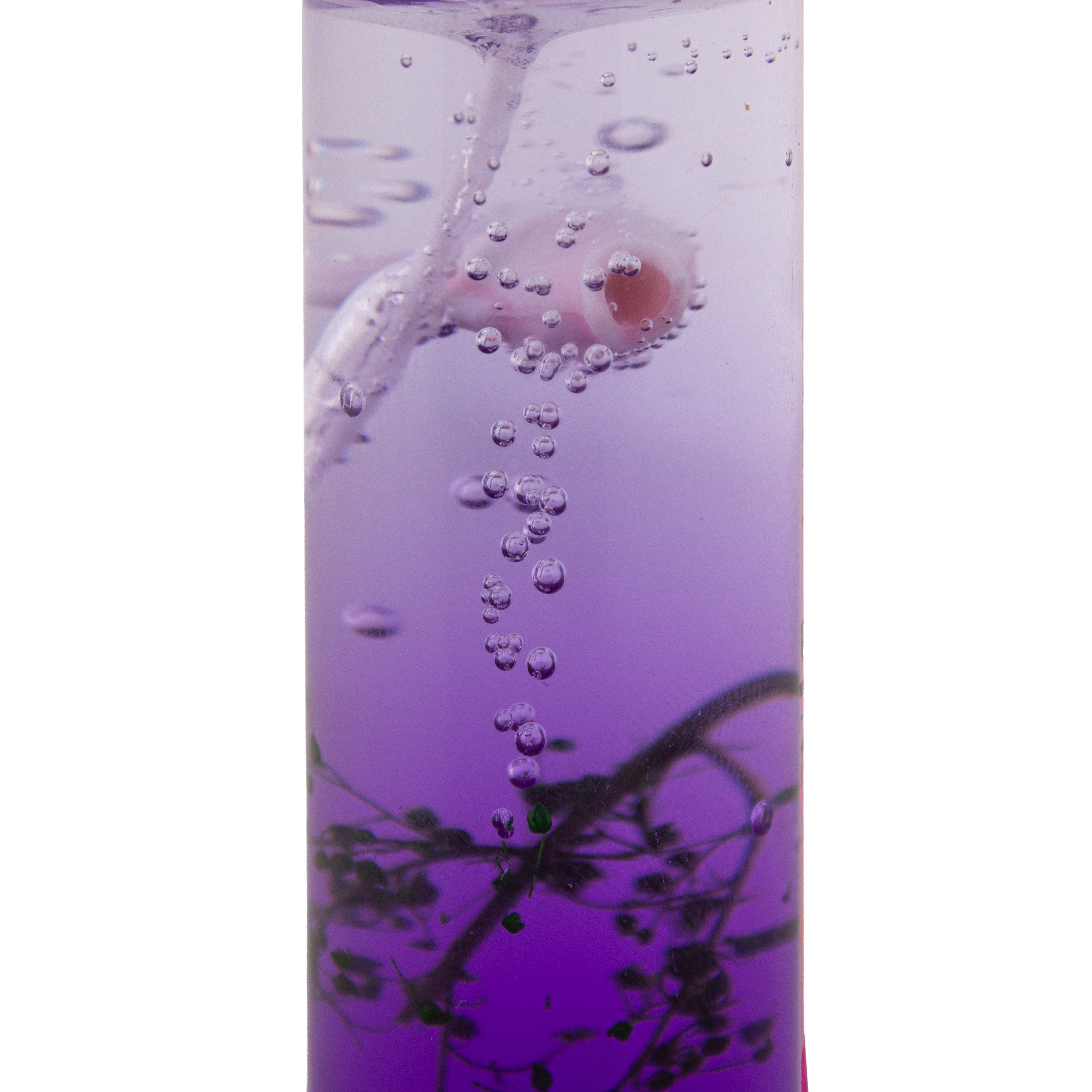 Scented Glass Gel Candle Purple 8cm X 2.5cm 1pc
