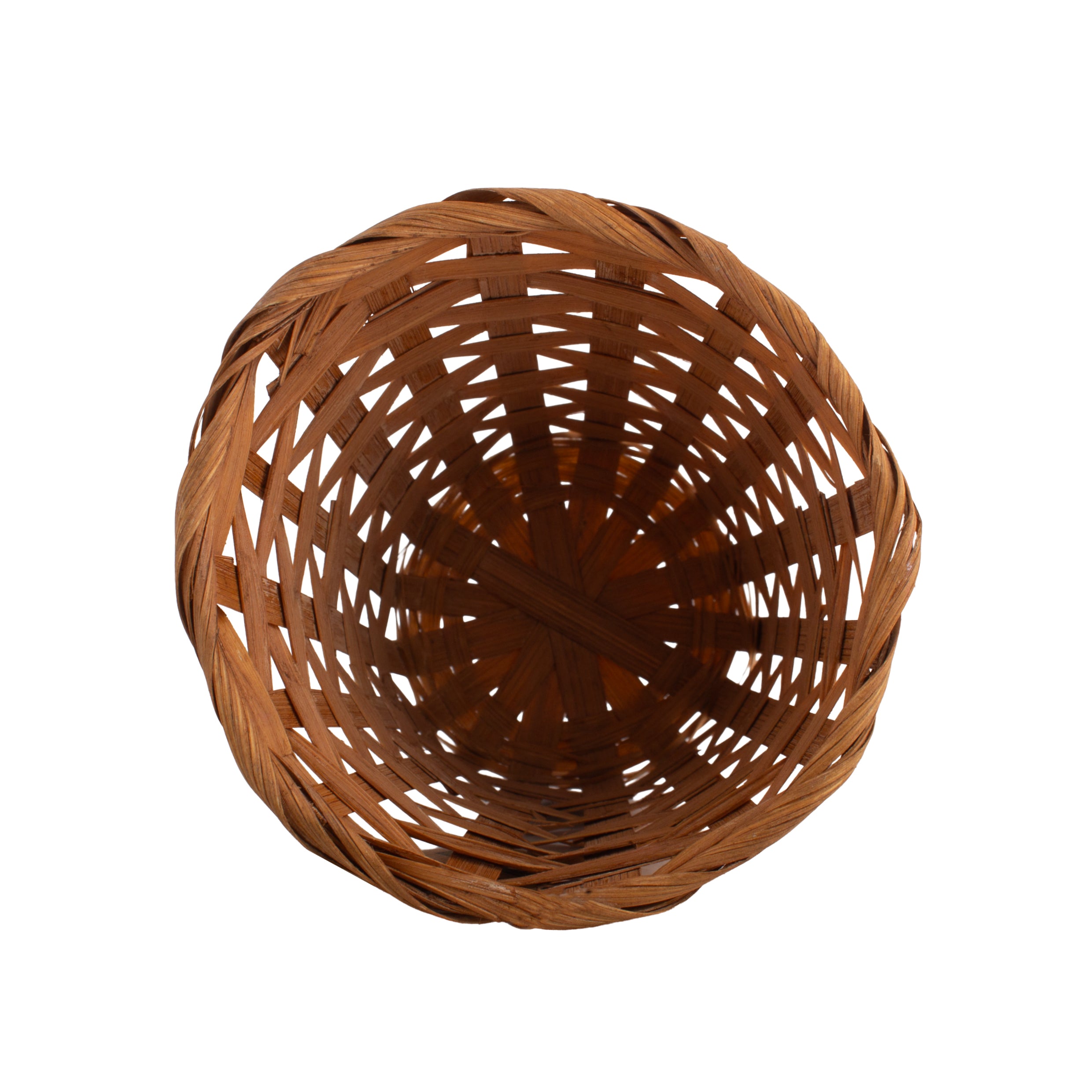 Bamboo Gift Basket Mini 10 x 11cm Brown 1pc