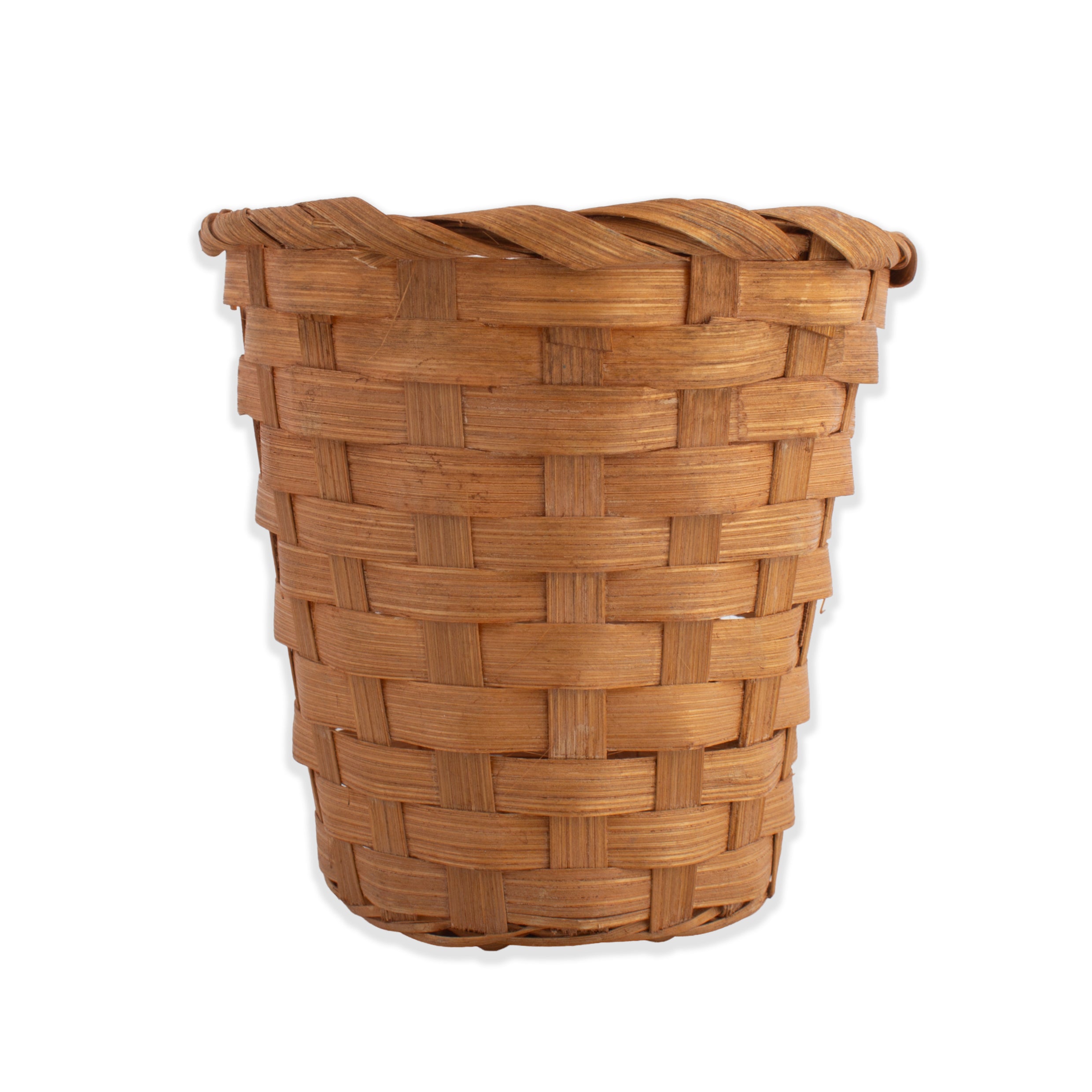 Bamboo Gift Basket Mini 10 x 11cm Brown 1pc