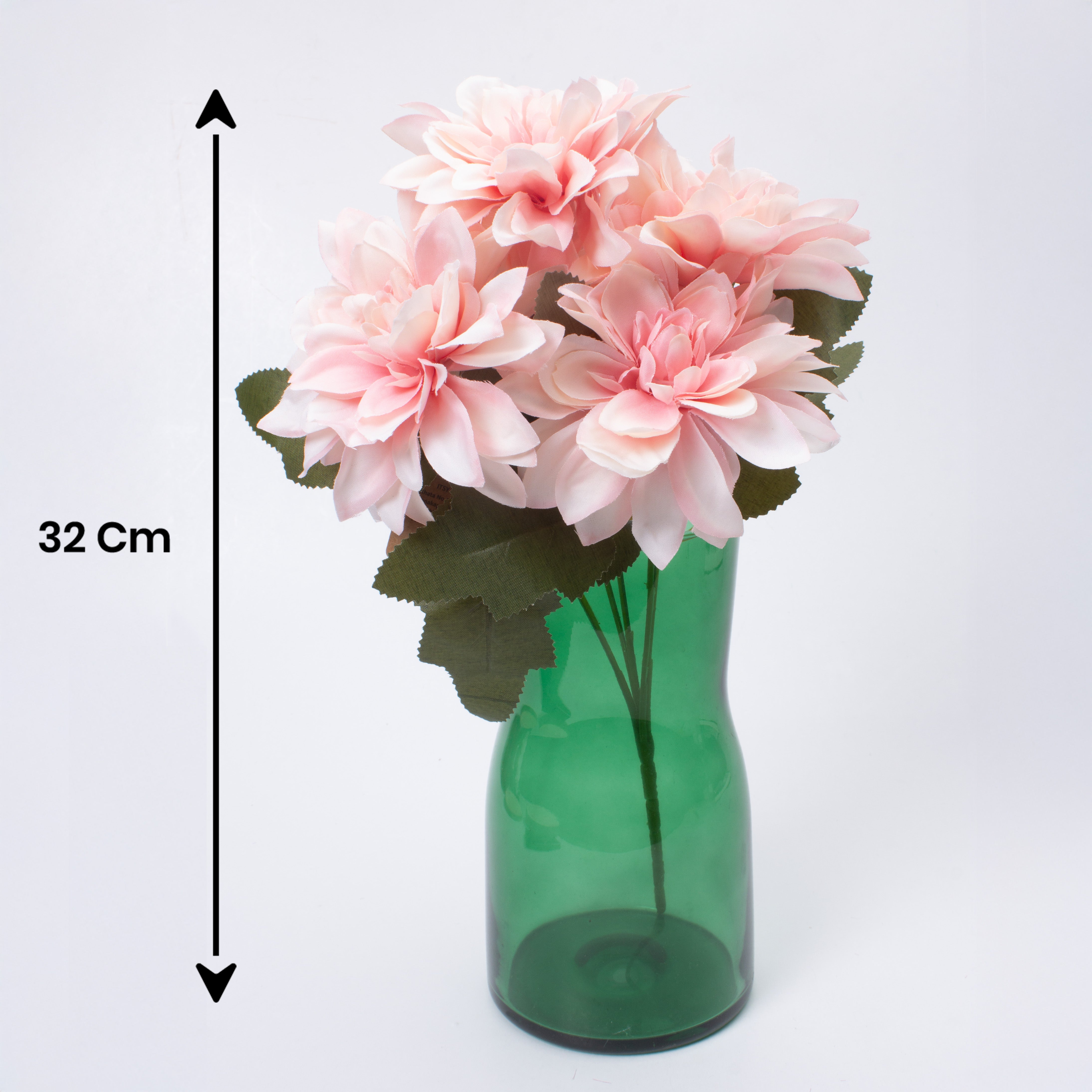 Artificial Flower Dahlia 28cm Pink 1pc