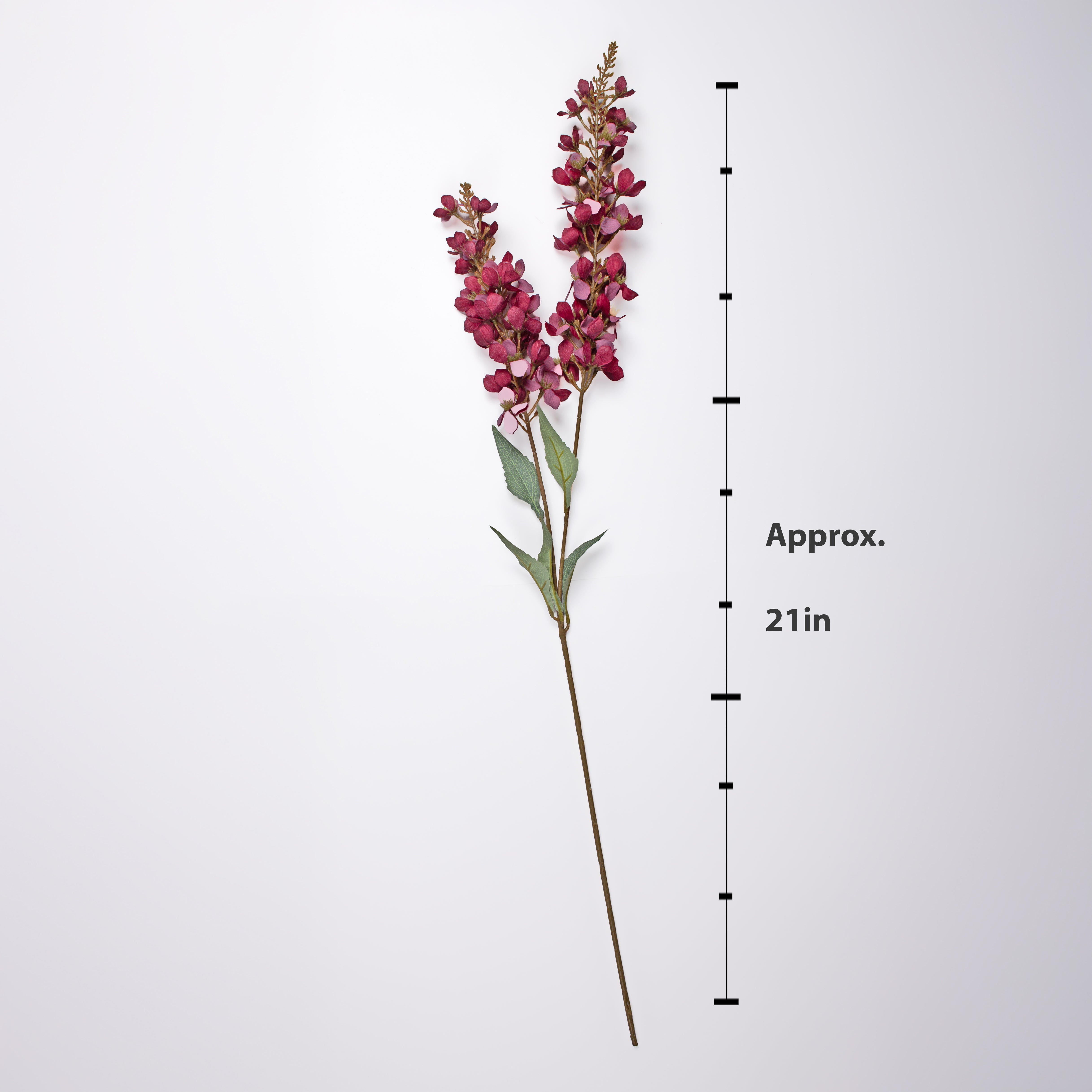 Artificial Flower Cherry Blossom 94cm Maroon 1pc