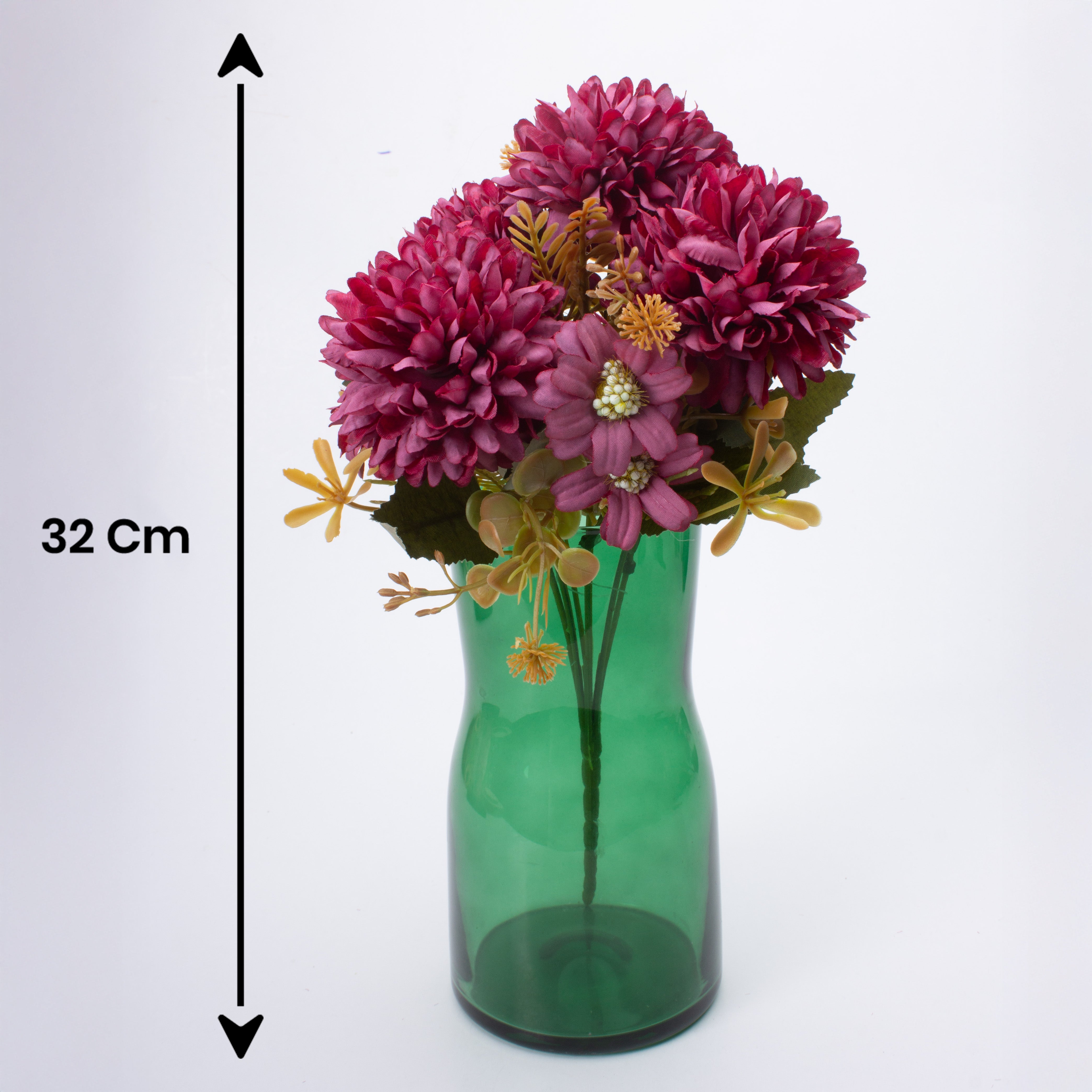 Artificial Flower Dahlia 12inch Purple 1 Bunch