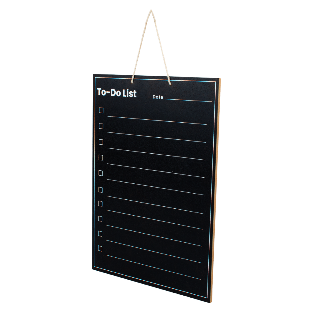 Creative Hanging Chalkboard To-Do List W8.5 X H11.7Inch 5.5mm Thick 1pc