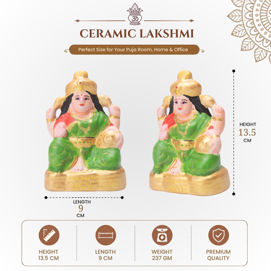Paint Your Own Ceramic Lakshmi 9 x H 13.5cm 1pc Box