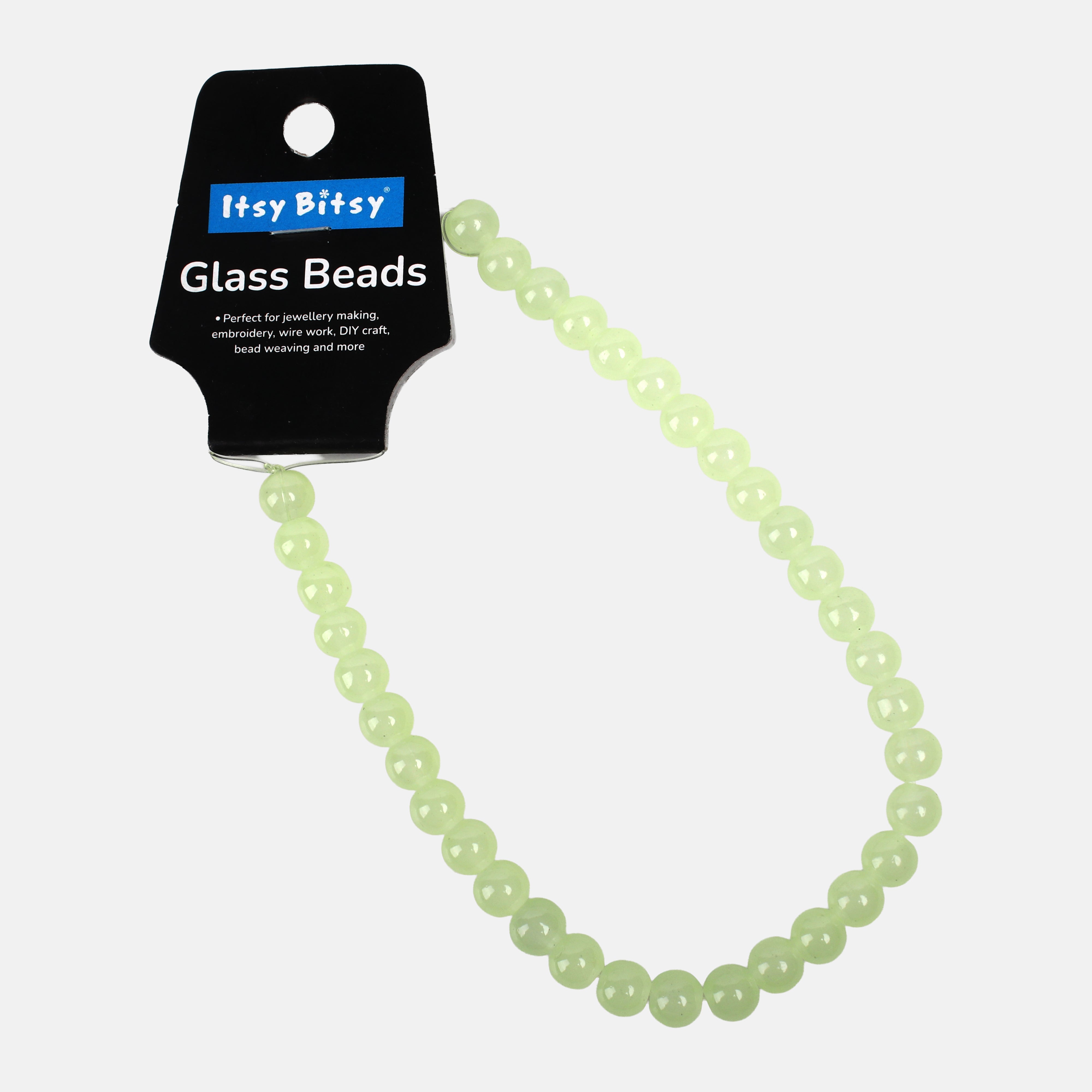 Glass Bead Round Citrus Punch 8mm 35beads 1string