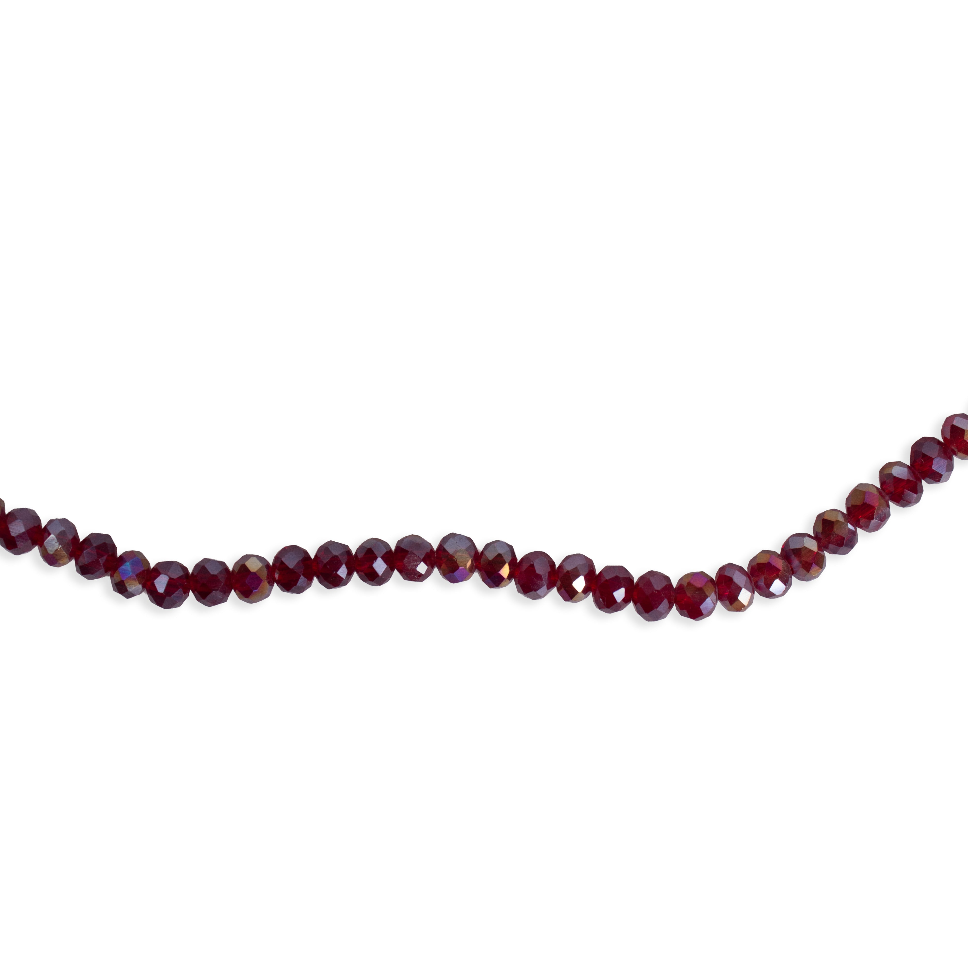 Fire Polished Beads Rainbow Crystal 4mm Rainbow Amethyst 1 string