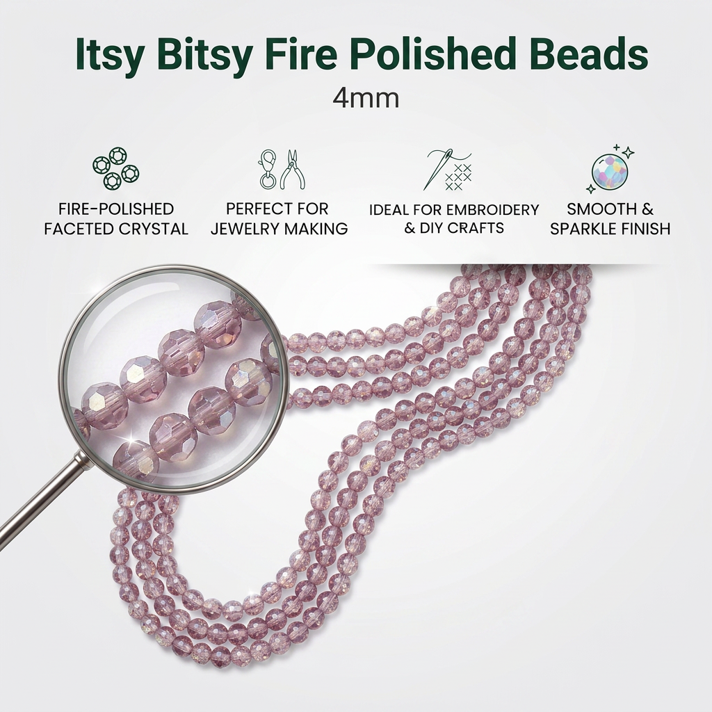 Fire Polished Beads Rainbow Crystal 6mm Rainbow Amethyst 1 string