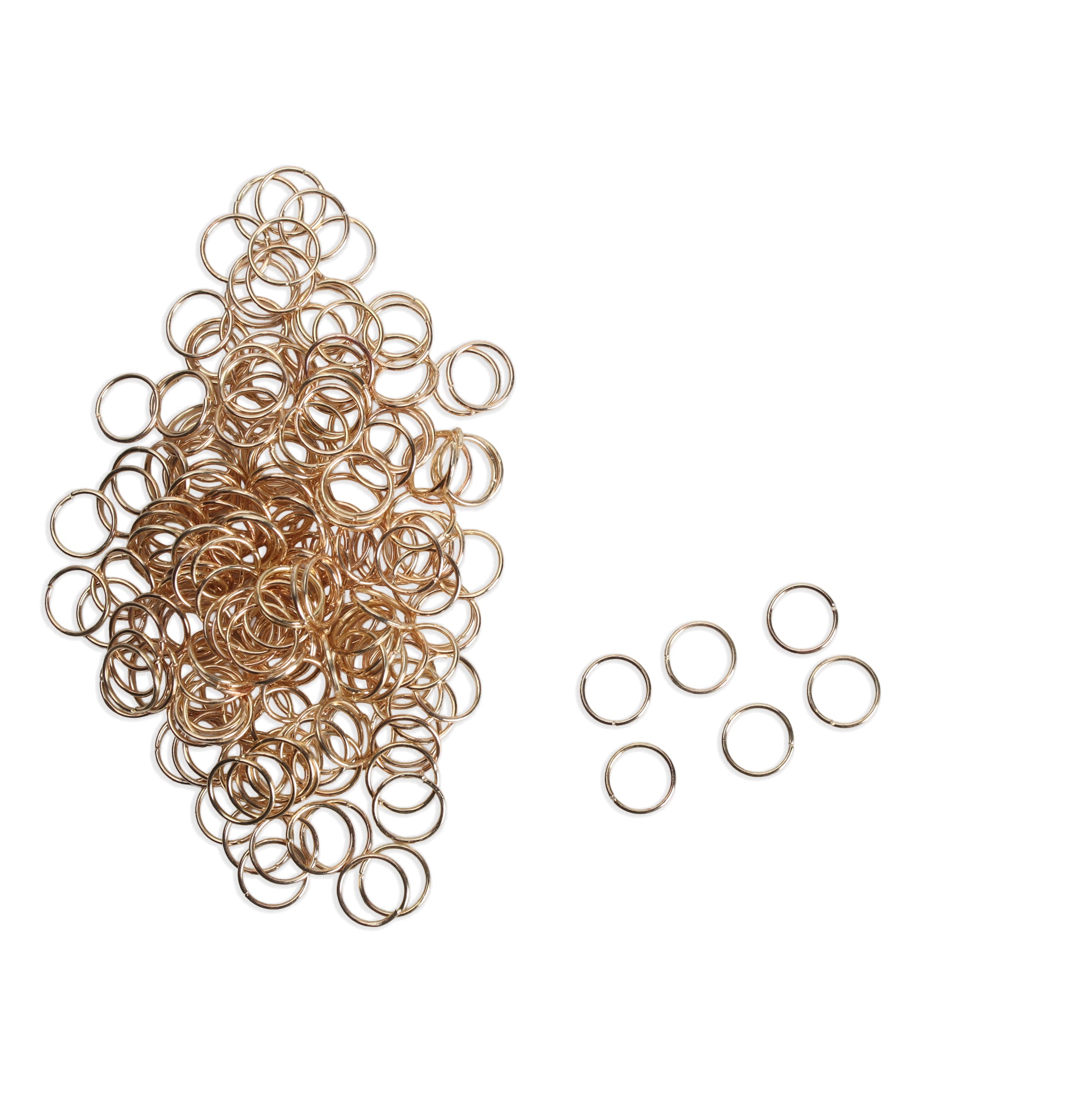 Jewellery Findings Jump Ring Open Gold 8mm 15gm