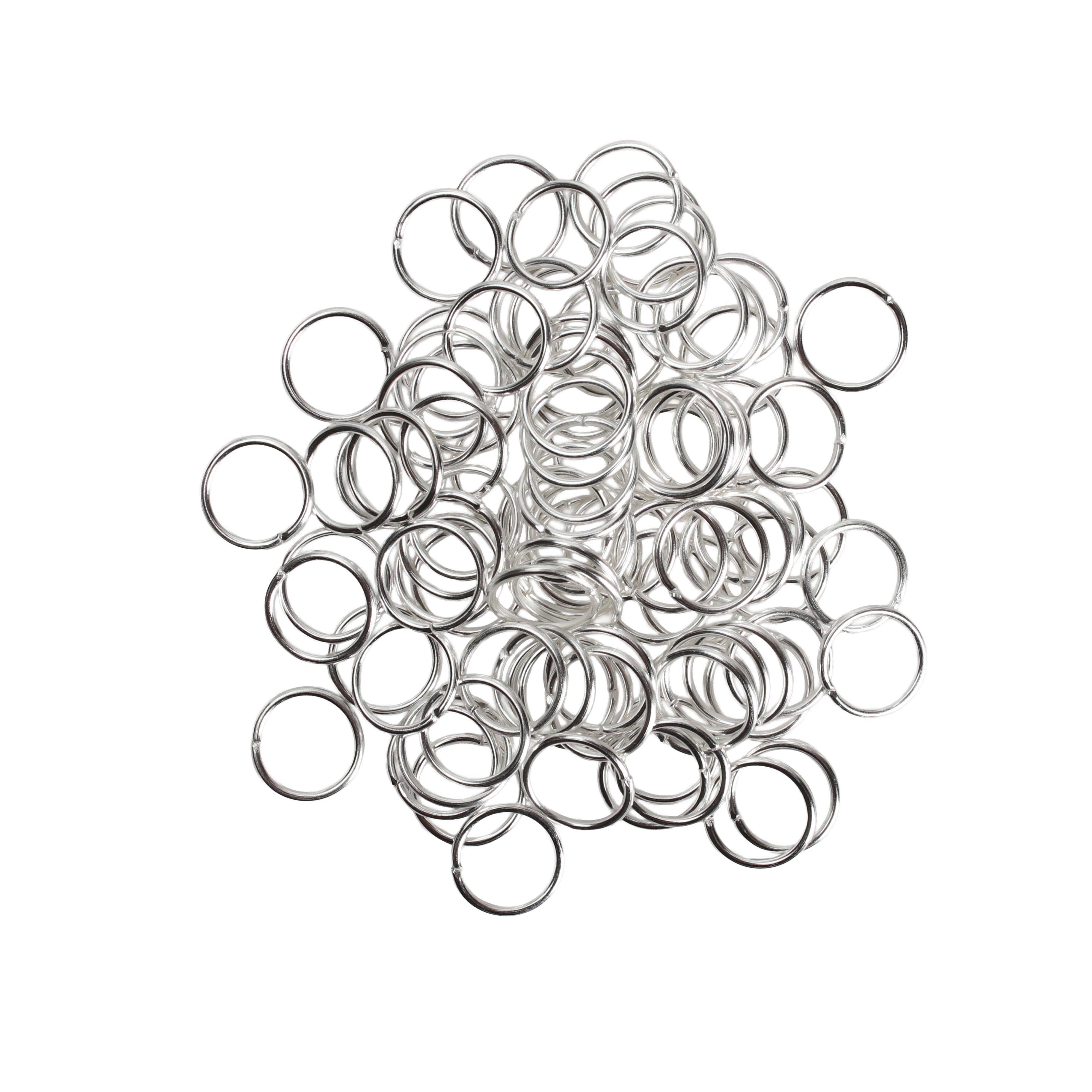 Jewellery Findings Jump Ring Open Silver 10mm 15gm