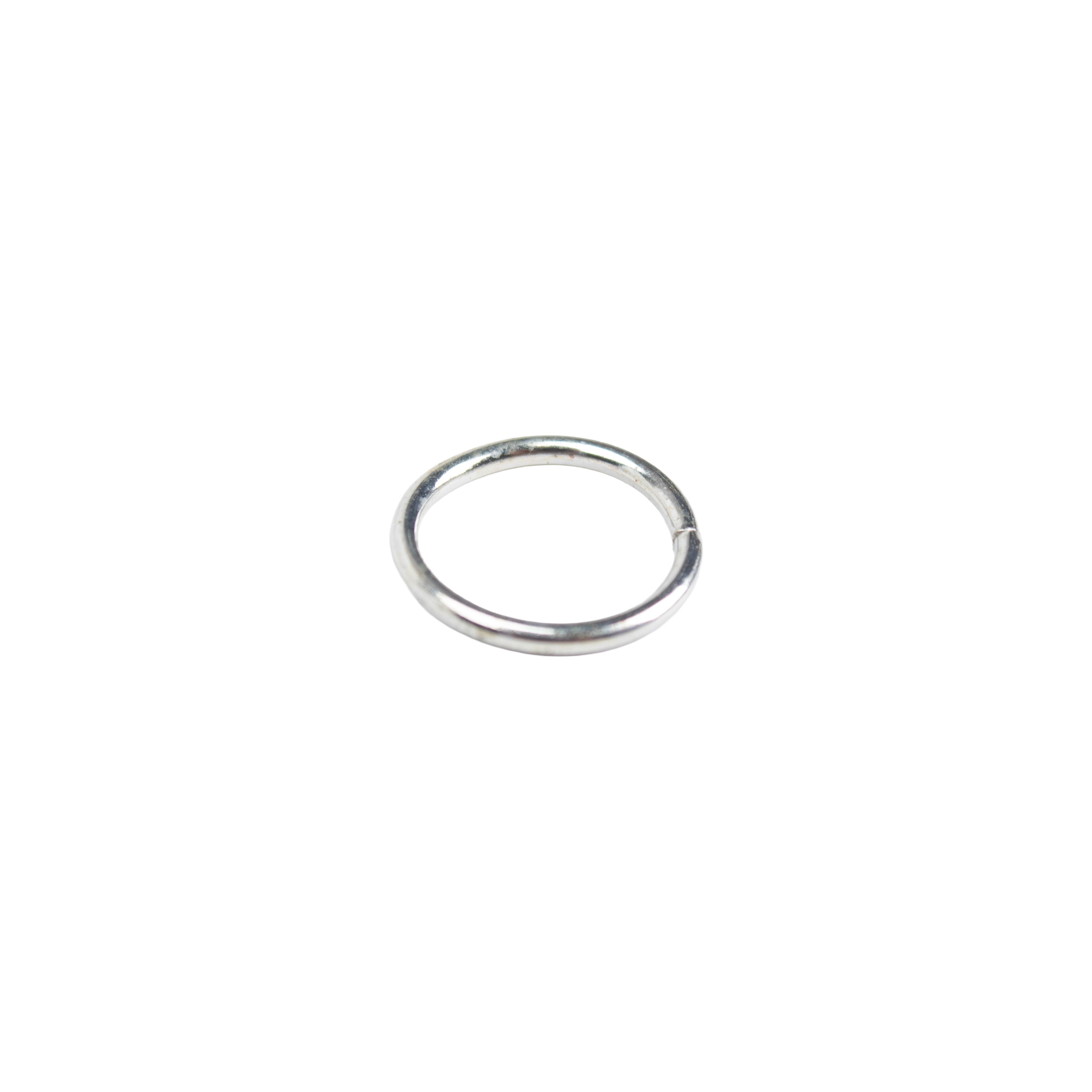 Jewellery Findings Jump Ring Open Nickel 12mm 15gm