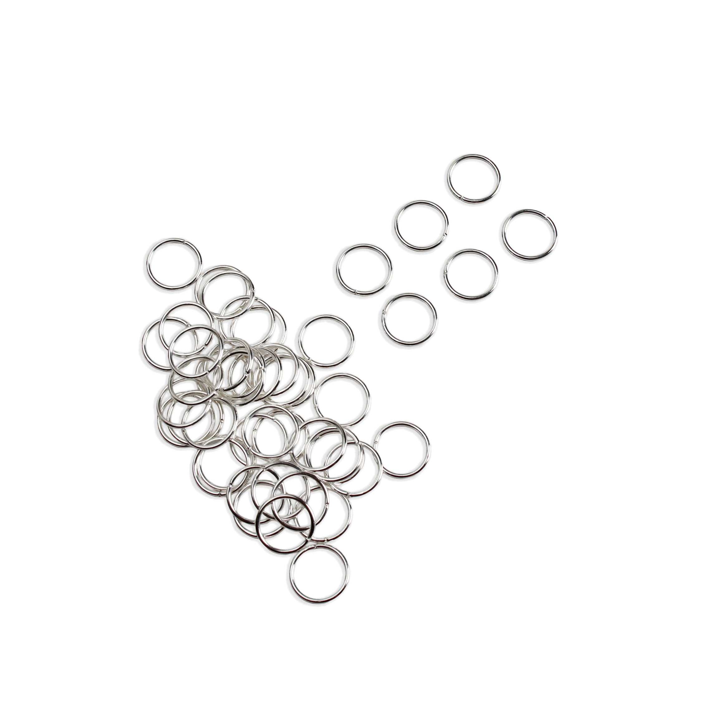 Jewellery Findings Jump Ring Open Silver 14mm 15gm