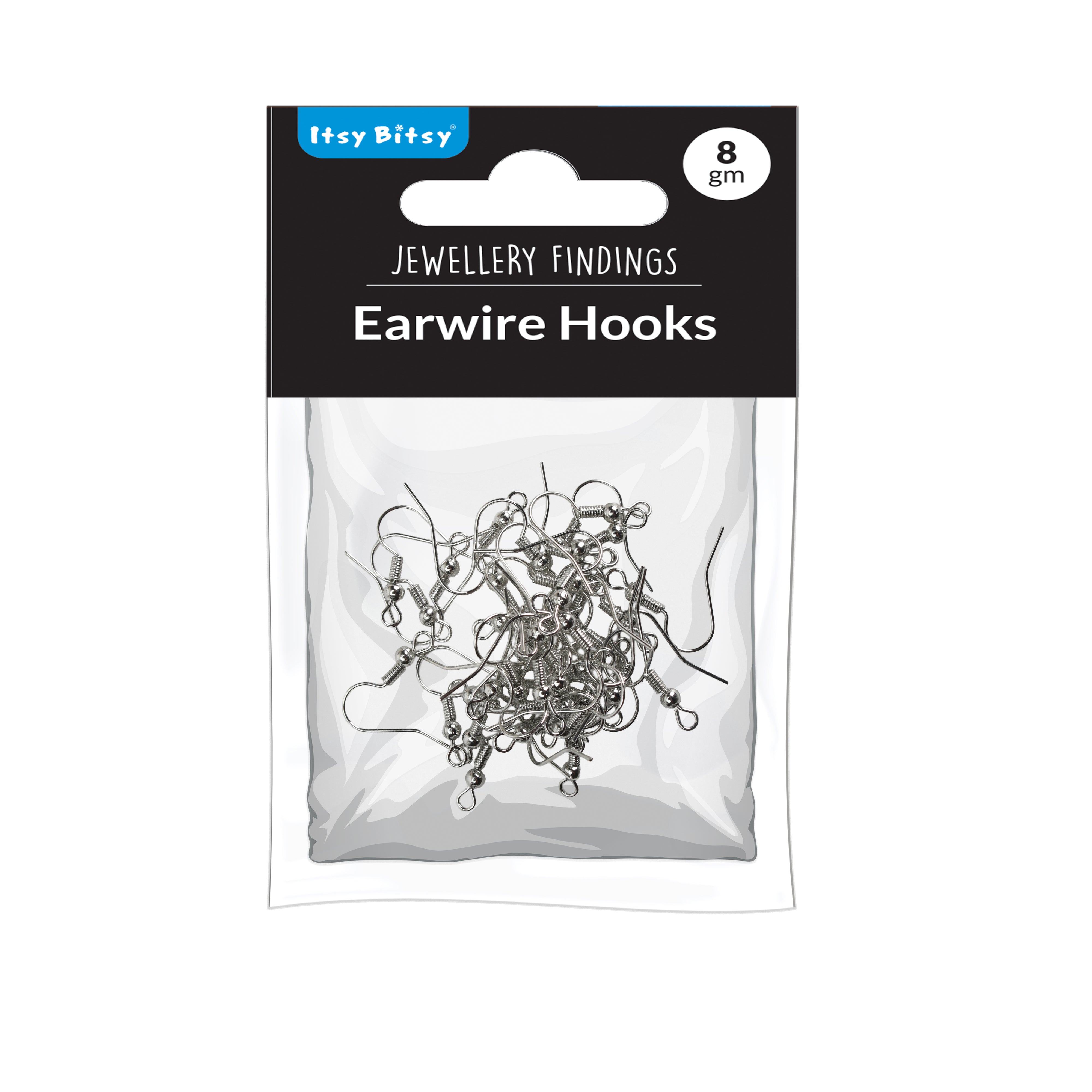 Jewellery Findings Earwire Hooks Nickel 8gm