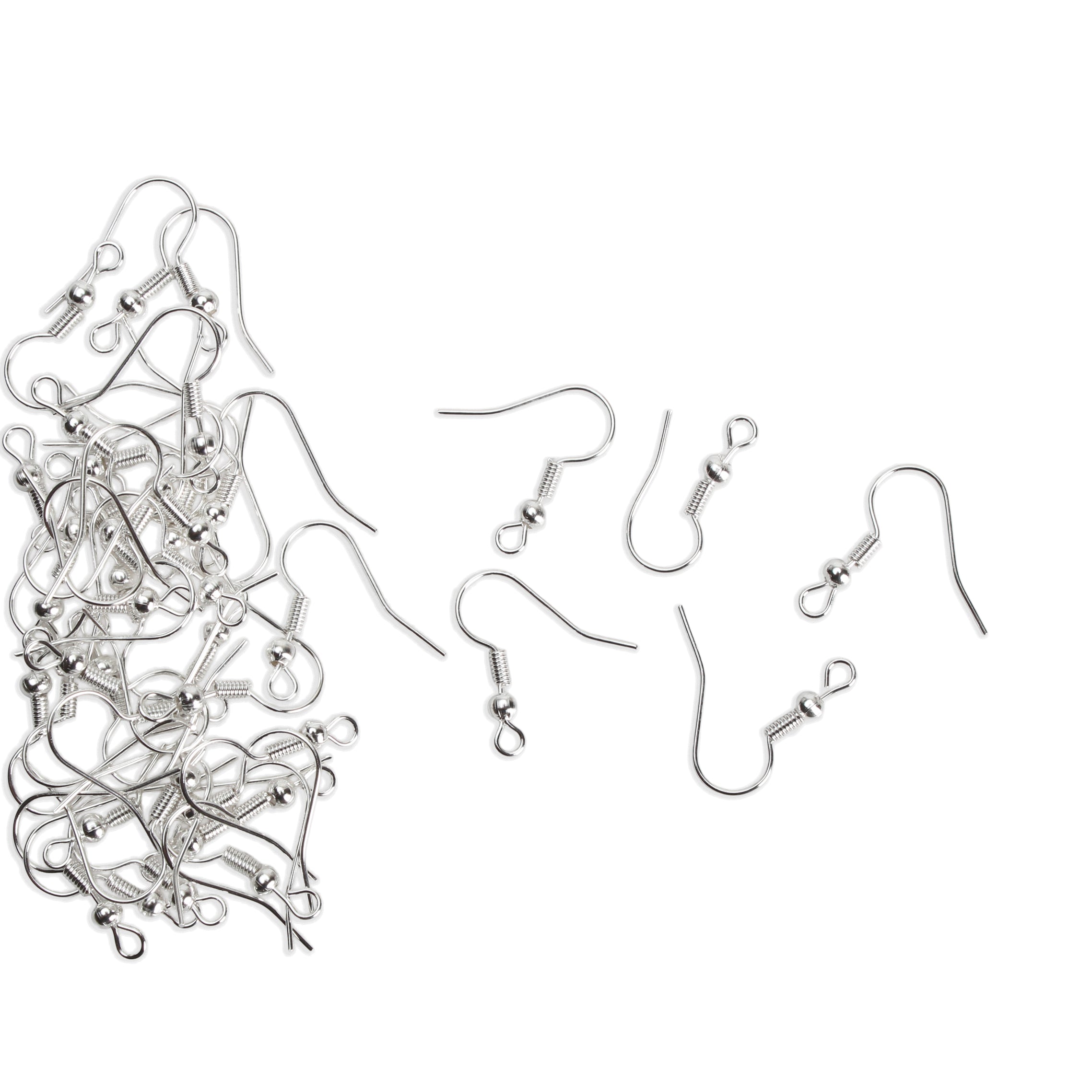 Jewellery Findings Earwire Hooks Silver 8gm