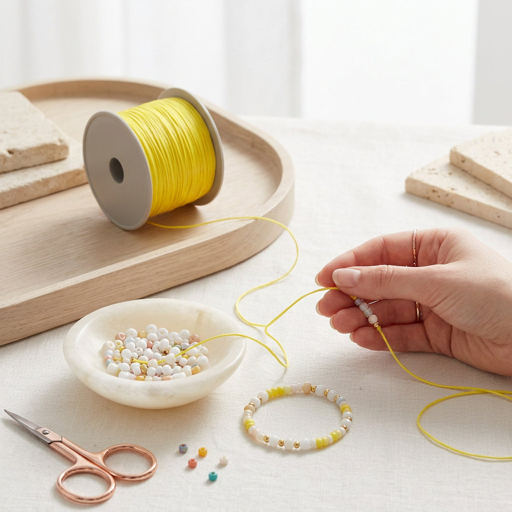 Elastic Cord Yellow 0.5 mm 4mtr