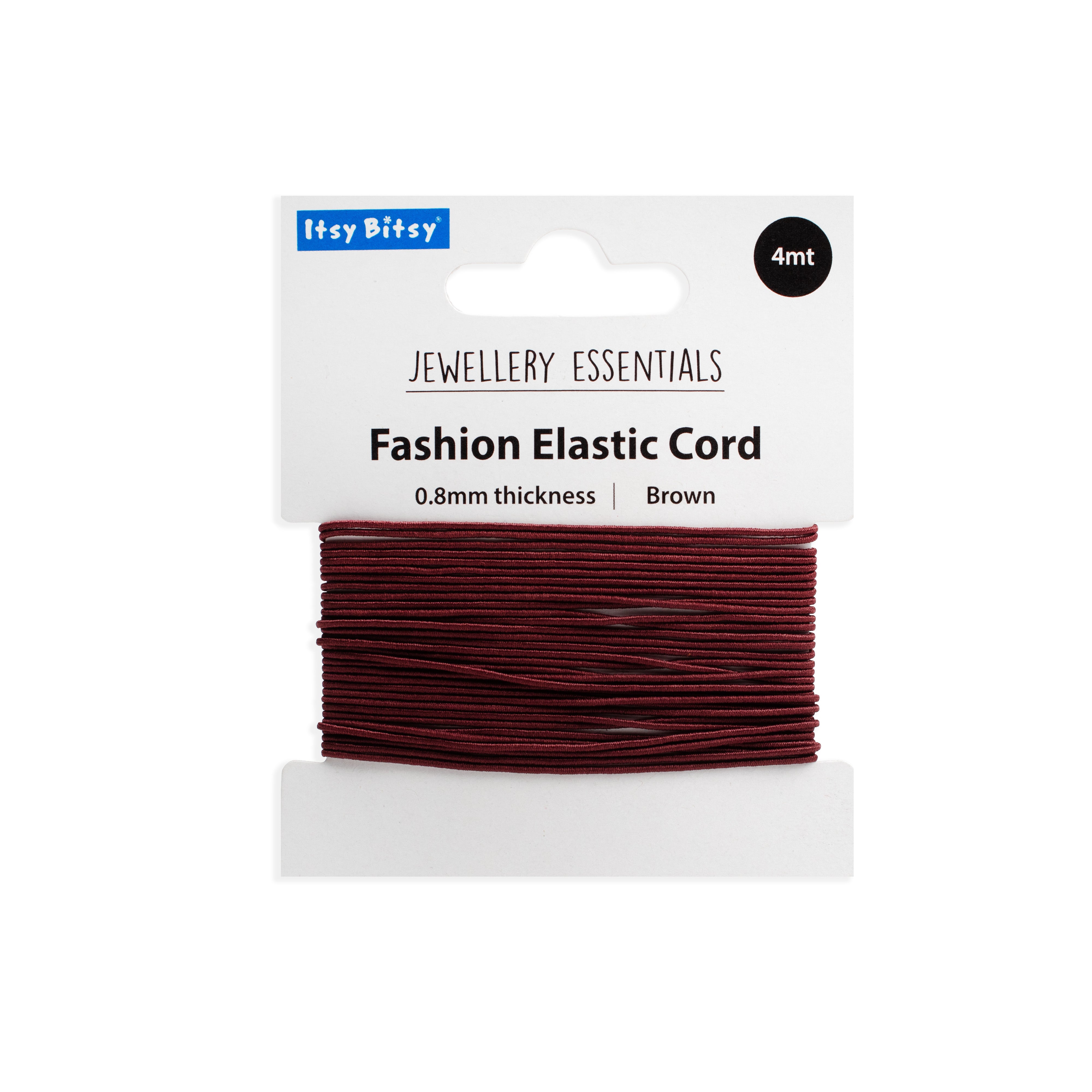 Elastic Cord Brown 0.8mm 4 mtr
