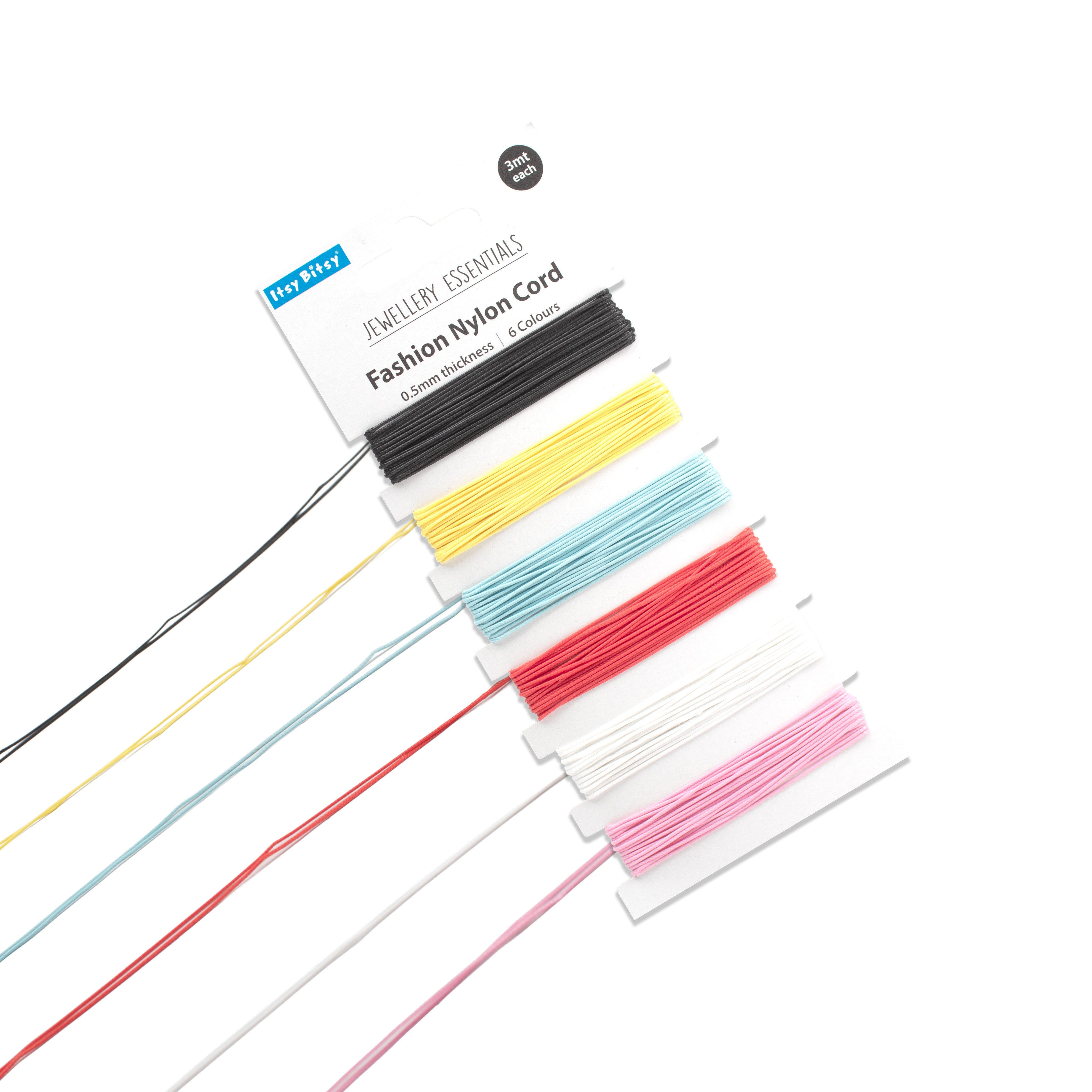Nylon Cord Multicolor 0.5 mm 18 mtr